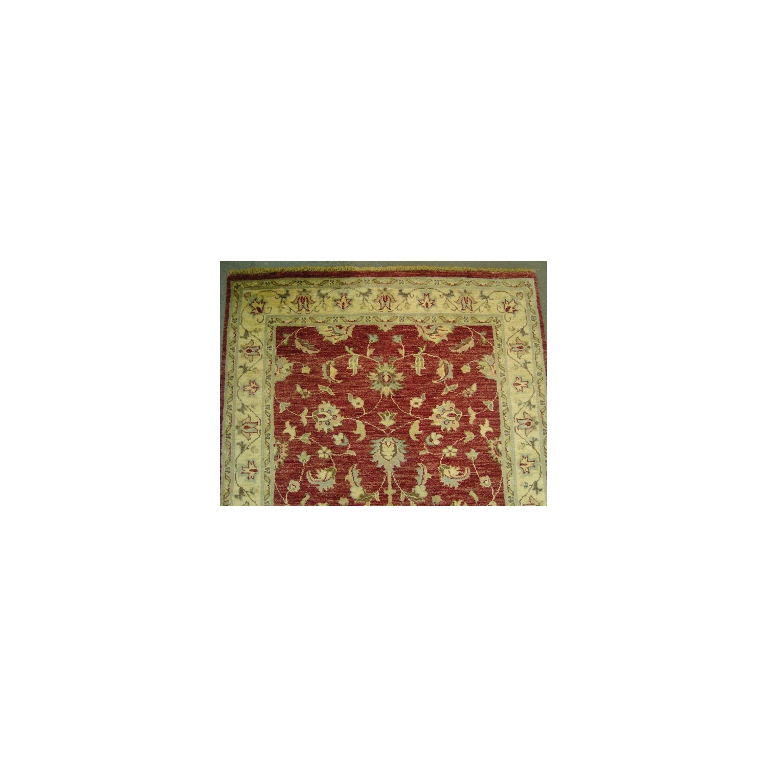 Chobi Mahal Zeigler Exclusive Vege Dyed Area Rug Hand Knotted Wool Carpet'