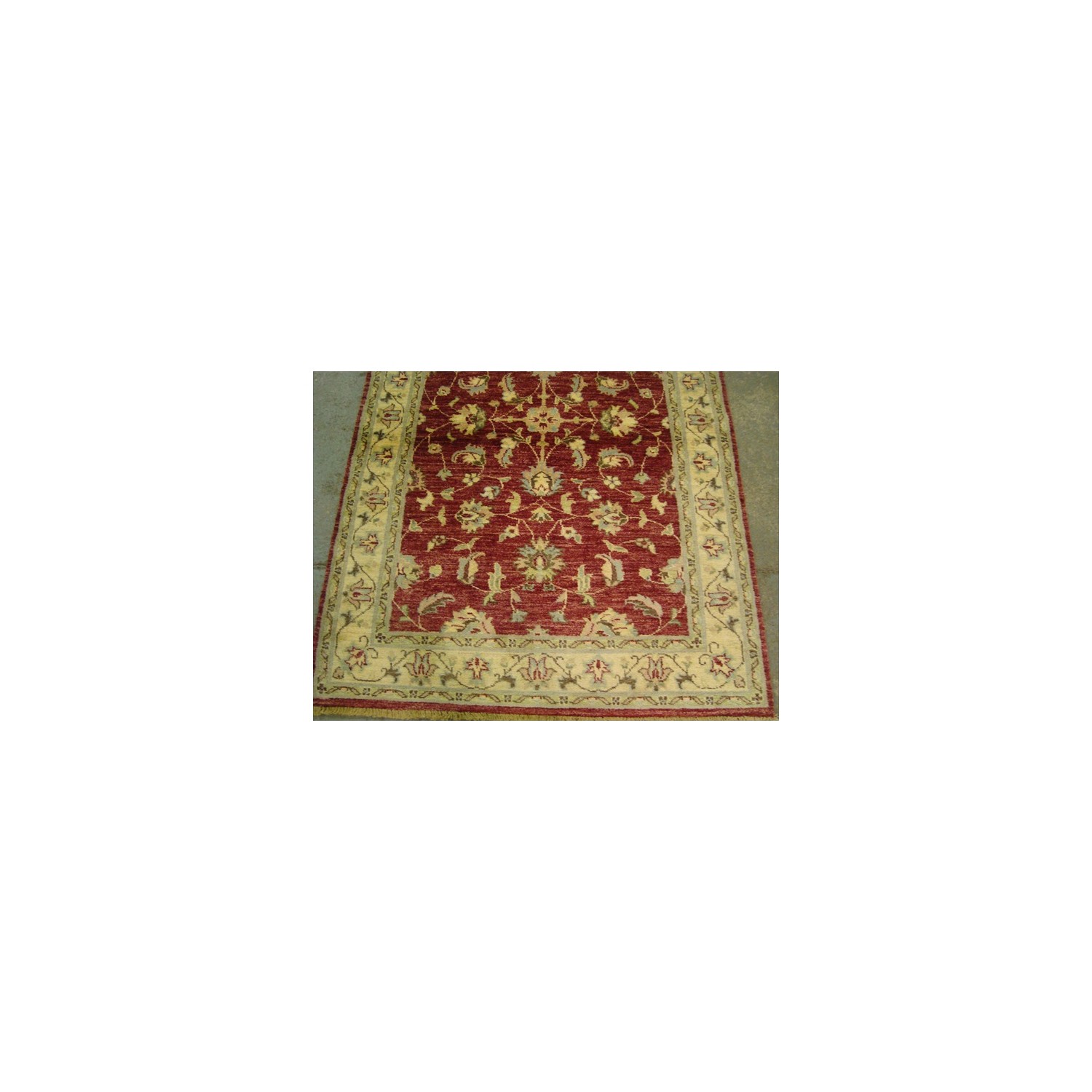 Chobi Mahal Zeigler Exclusive Vege Dyed Area Rug Hand Knotted Wool Carpet'