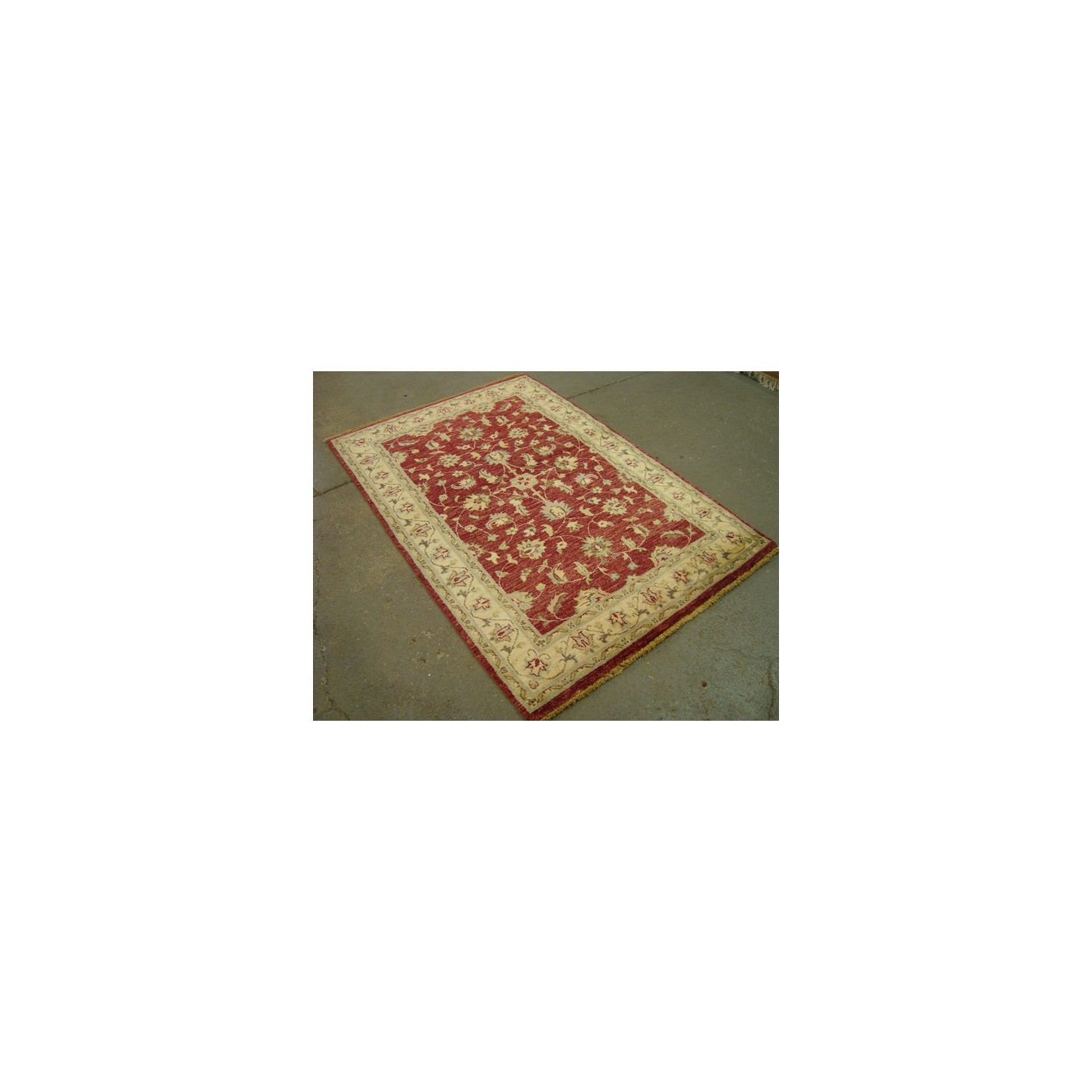 Chobi Mahal Zeigler Exclusive Vege Dyed Area Rug Hand Knotted Wool Carpet'