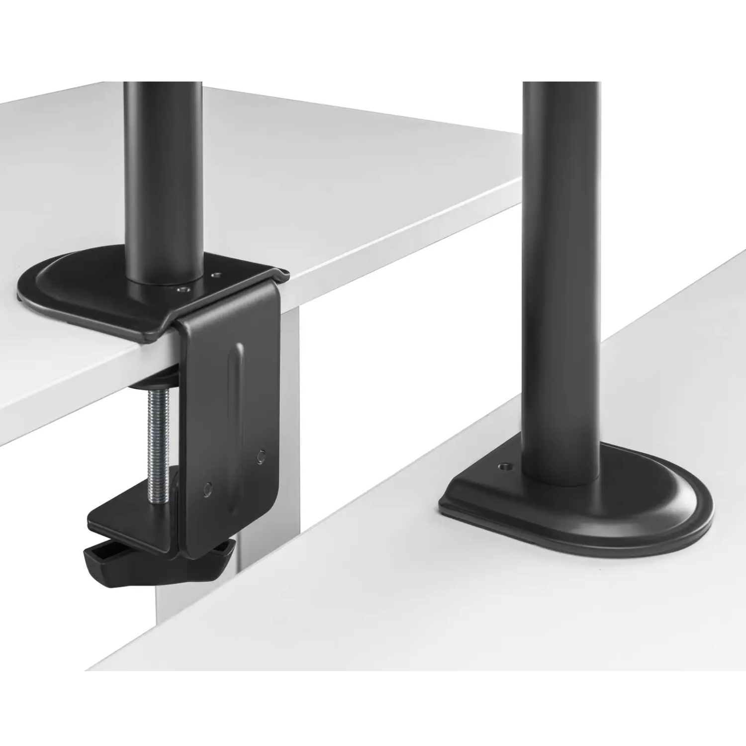 AnthroDesk Single Monitor Arm Mount with Fully Adjustable Tilt / Swivel / Rotate Ability for Screens up to 27"