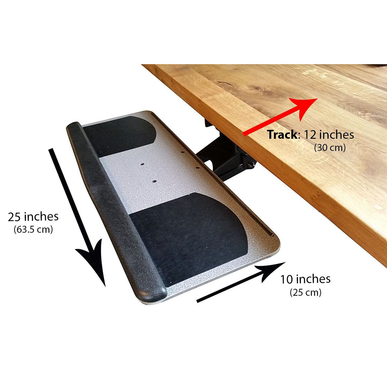 Keyboard Tray With Adjustable Height And Tilt