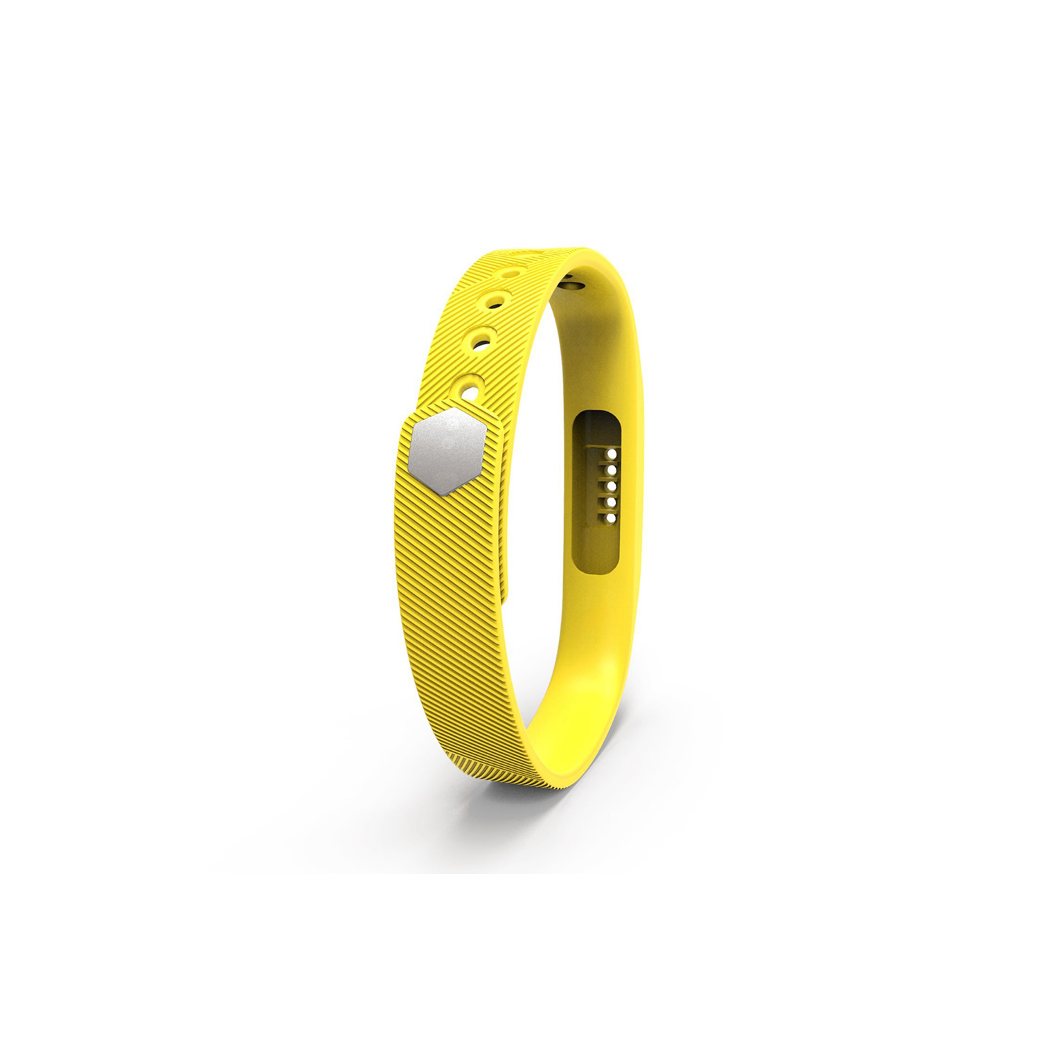 StrapsCo Silicone Replacement Strap for Fitbit Flex 2 in Yellow