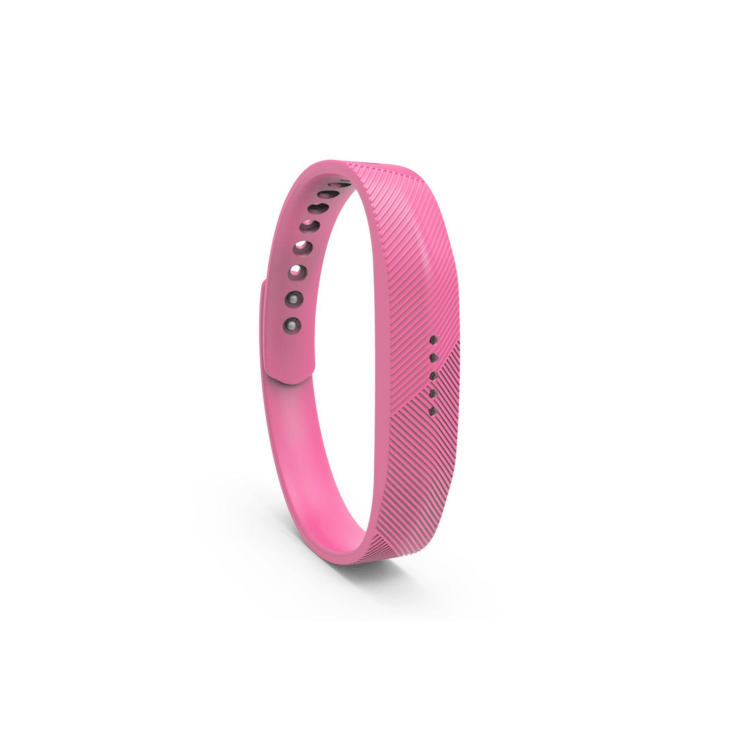 StrapsCo Silicone Replacement Strap for Fitbit Flex 2 in Barbie Pink