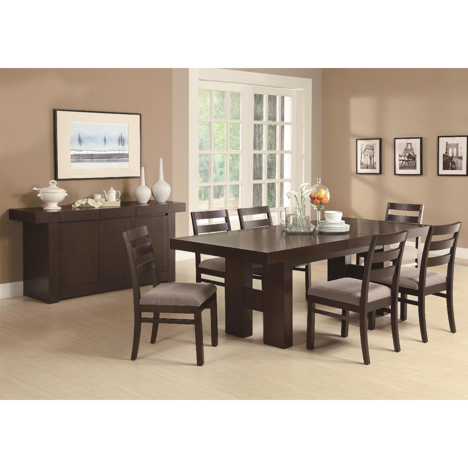 True Contemporary Toronto Double Pedestal Dining Room Set True Contemporary Toronto Double Pedestal Dining Room Set Sets Best Canada