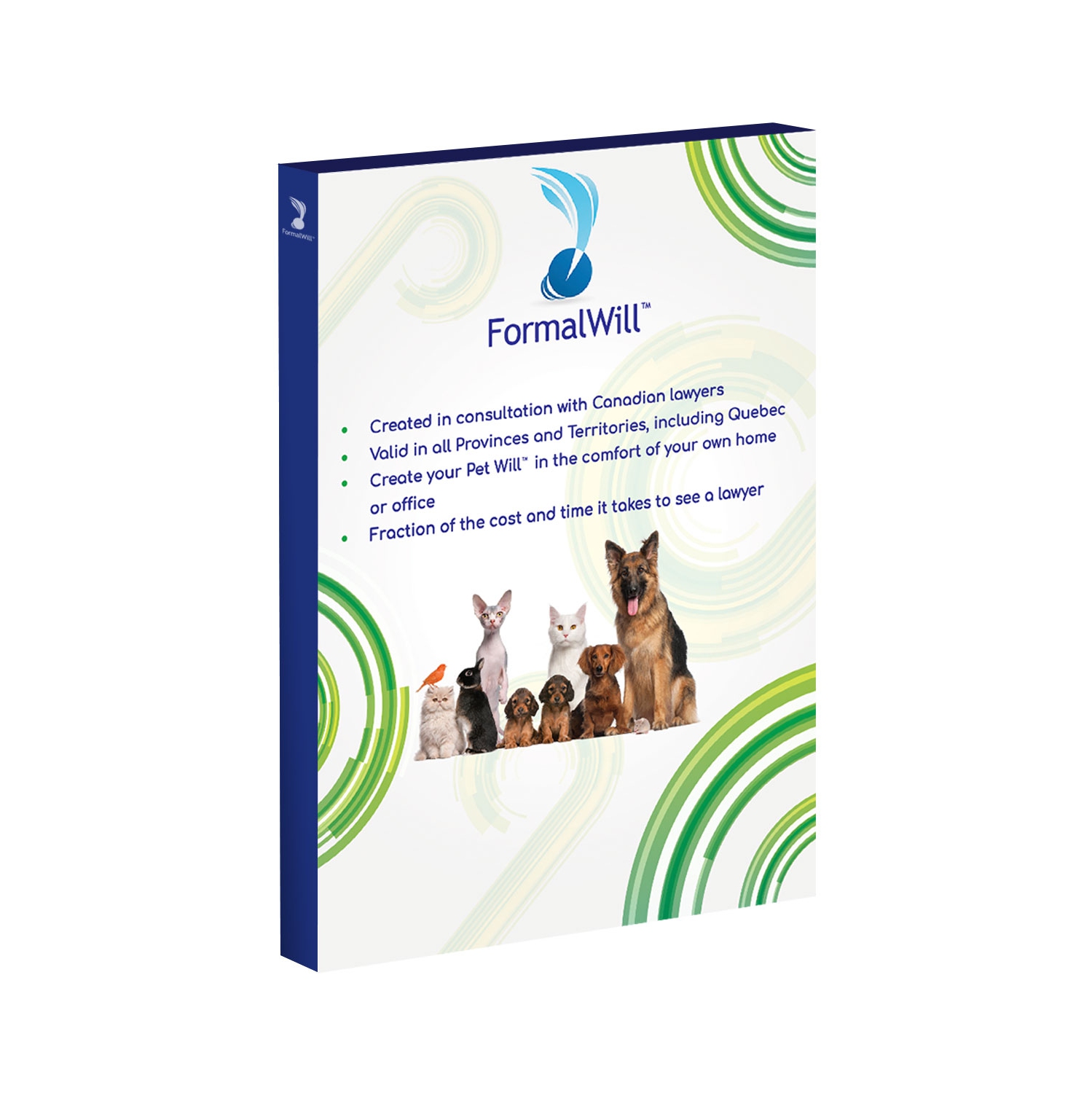 FormalWill™ Fully Customized Canadian Pet Will™ Kit