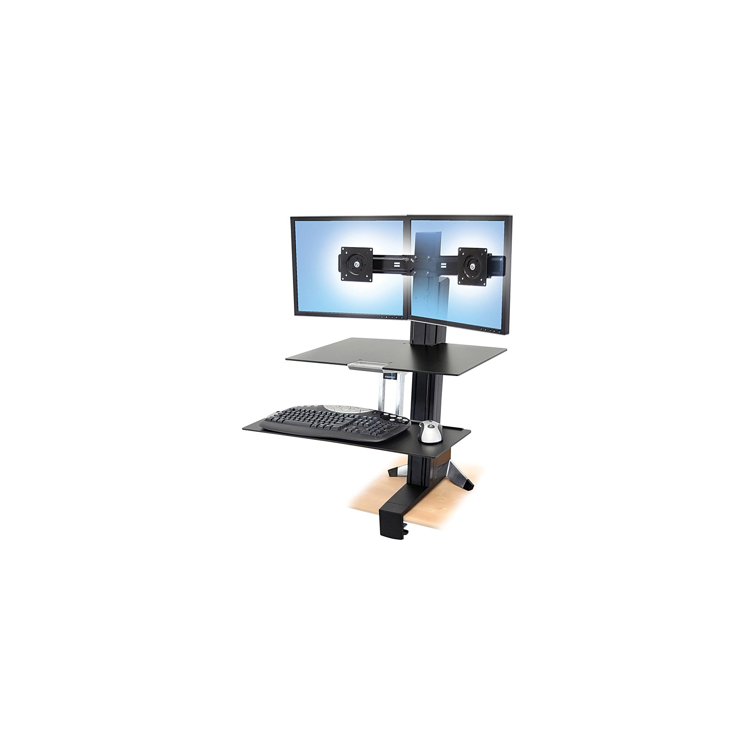 Ergotron WorkFit-S Dual Monitor with Worksurface+ (33-349-200) | Best Buy  Canada