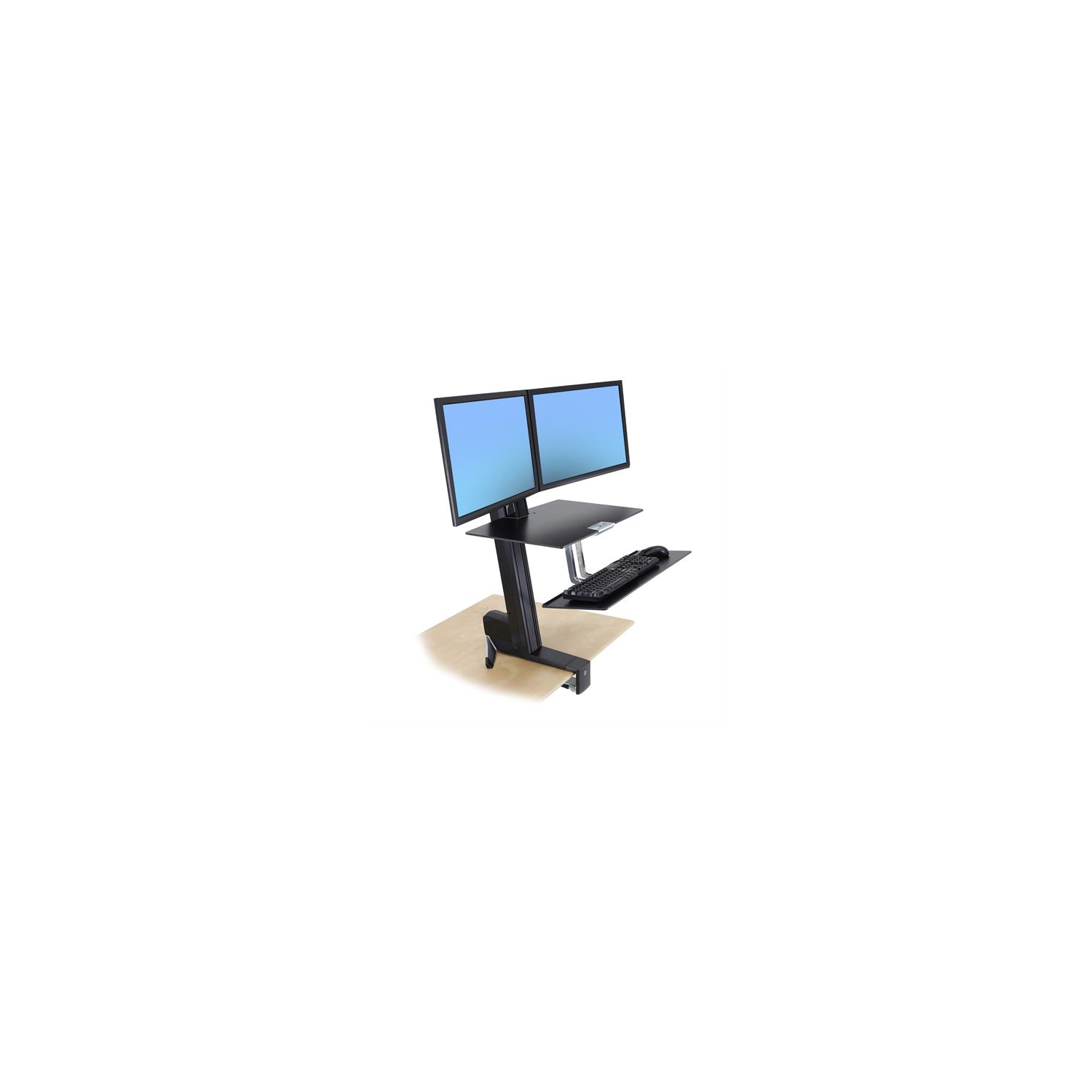 Ergotron WorkFit-S Dual Monitor with Worksurface+ (33-349-200) | Best Buy  Canada