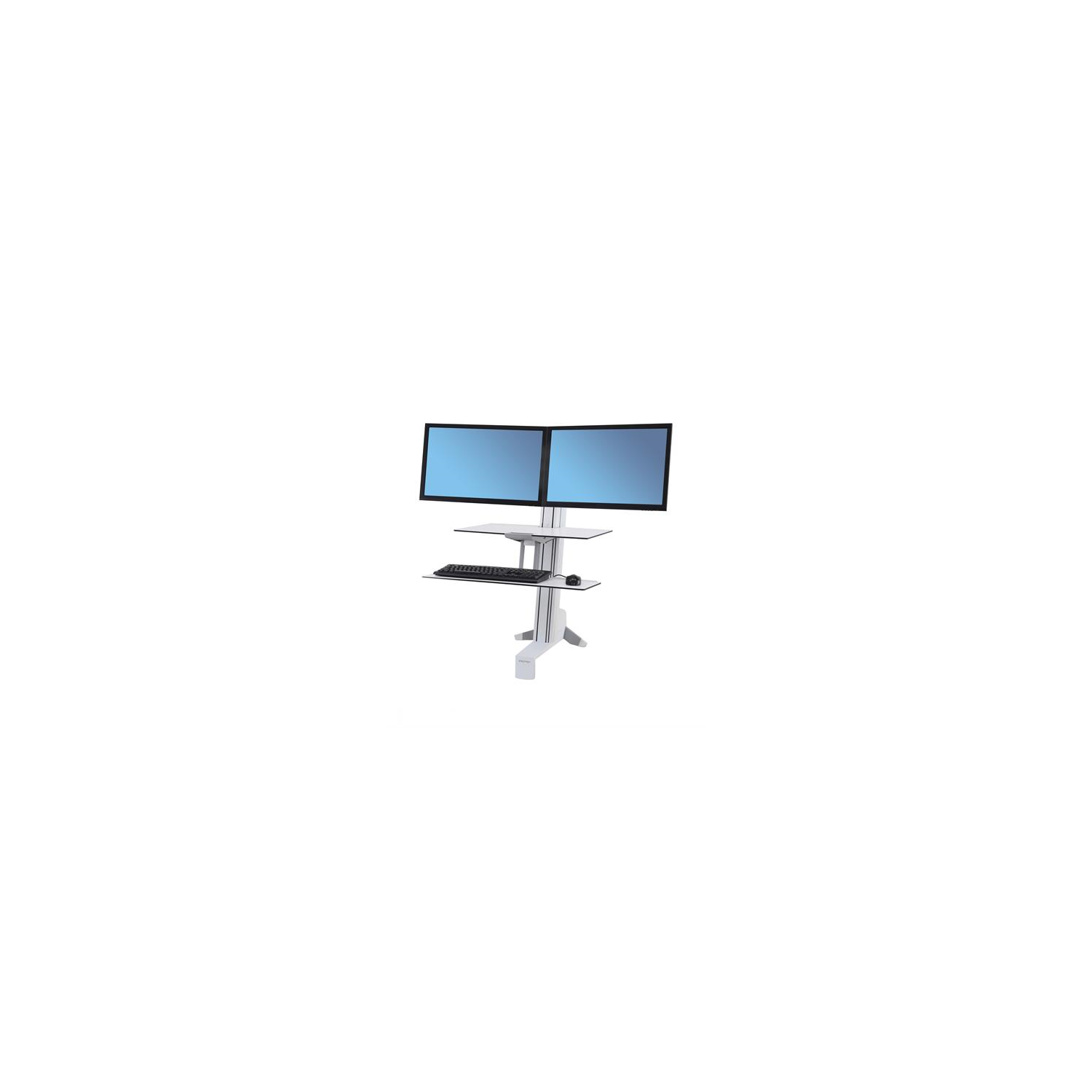 Ergotron WorkFit-S Dual Monitor with Worksurface+