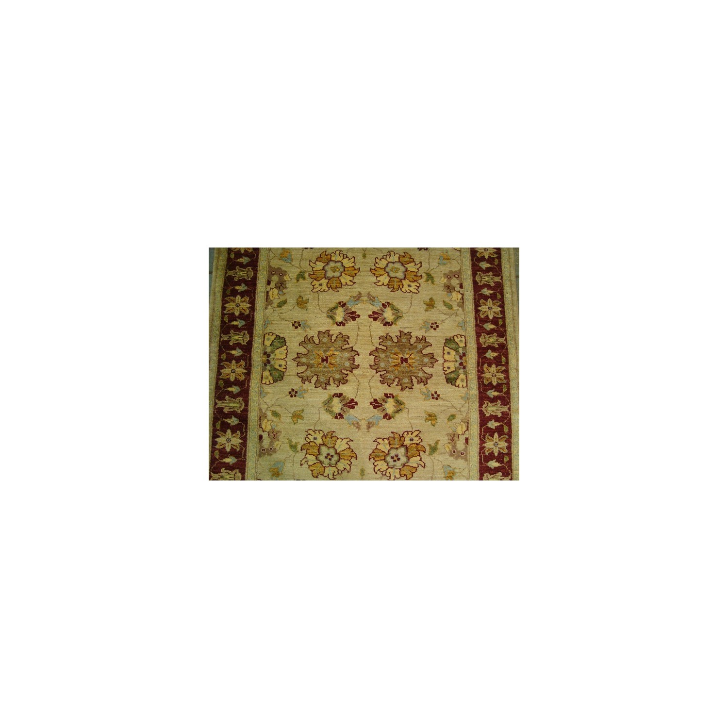 Exclusive Rare Chobi Veg Dyed Mahal Zeiglar Rectangle Area Rug Hand Knotted Carpet'