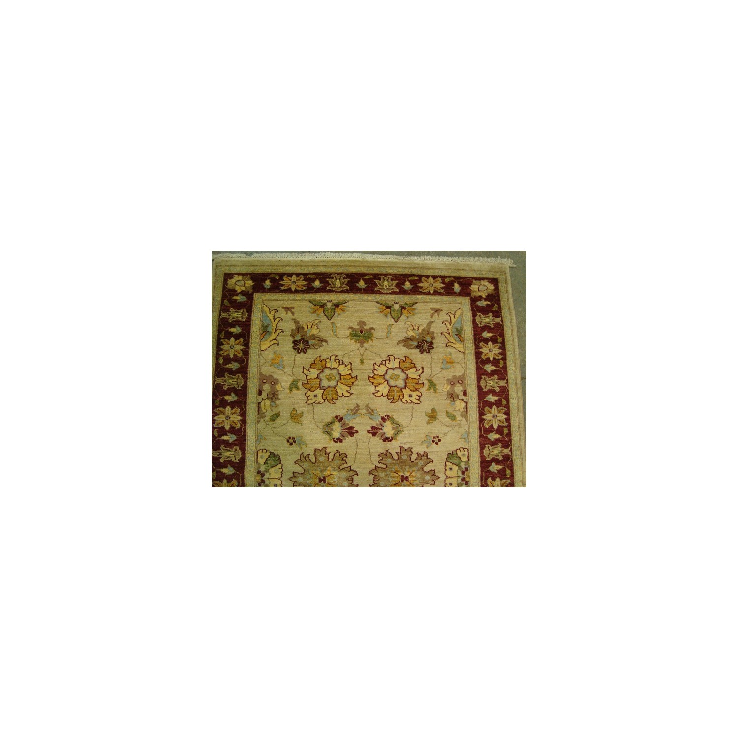 Exclusive Rare Chobi Veg Dyed Mahal Zeiglar Rectangle Area Rug Hand Knotted Carpet'