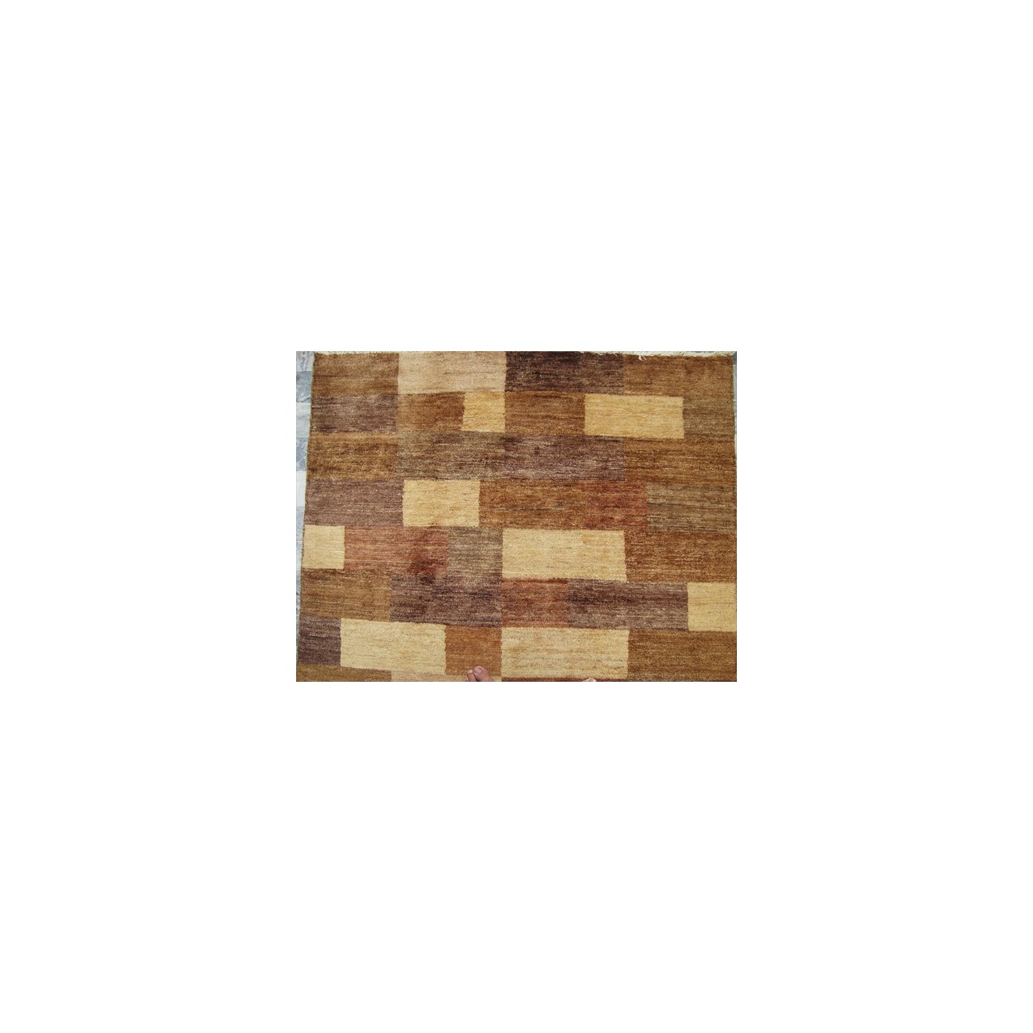 Modern Afghan Gabbeh Mahal Vegetable Dyed Wool Carpet Hand Knotted Area Rug'