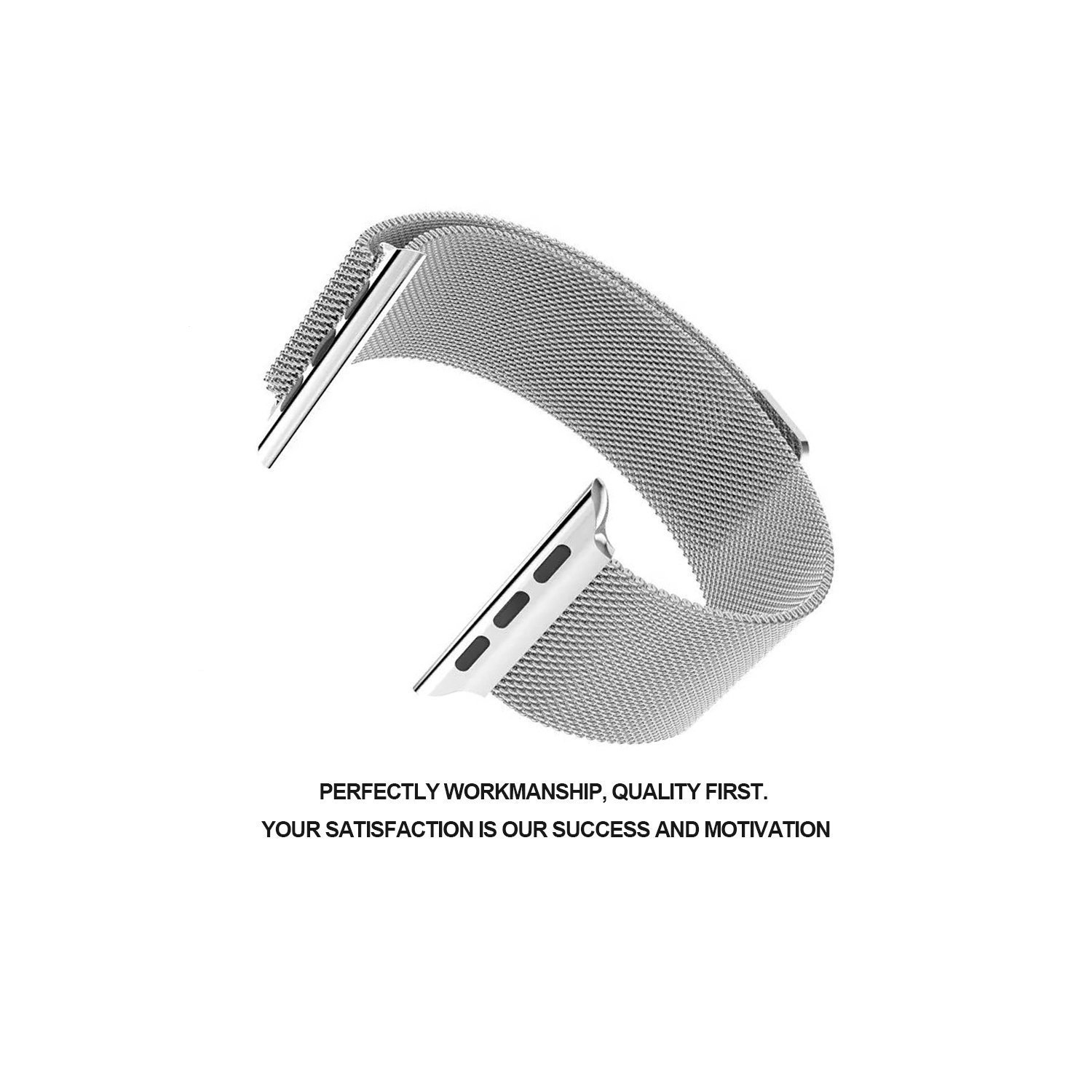 Mesh Loop for Apple Watch Band Stainless Steel Magnetic Strap for iWatch Ultra 2, 3 SE3 Series 11 10 9 8 7 6 5 4 3 2 1, Women Men 42mm 44mm 45mm 46mm