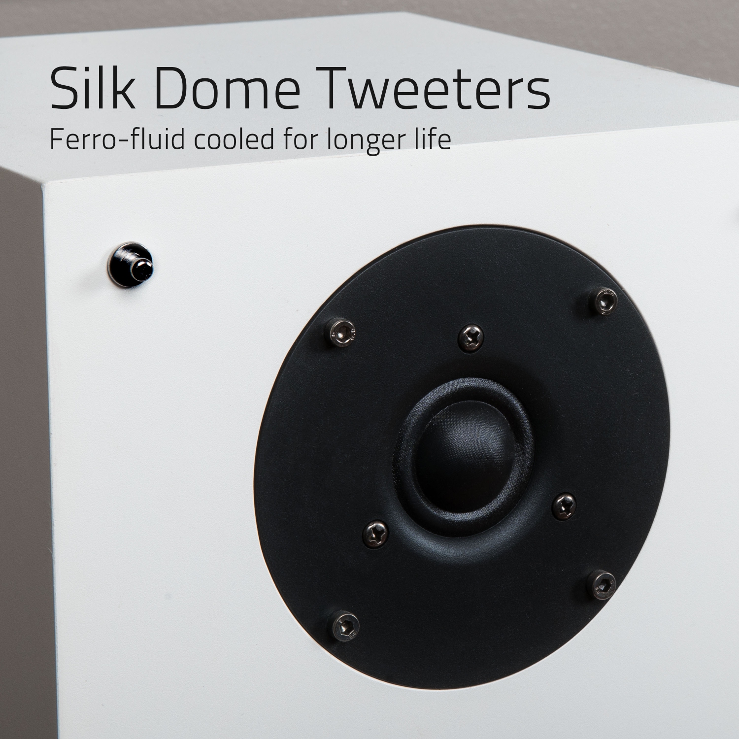 Haut-parleurs d’étagère ambiophoniques à 2 voies haute définition Elite de Fluance pour système stéréo à 2 canaux ou cinéma maison