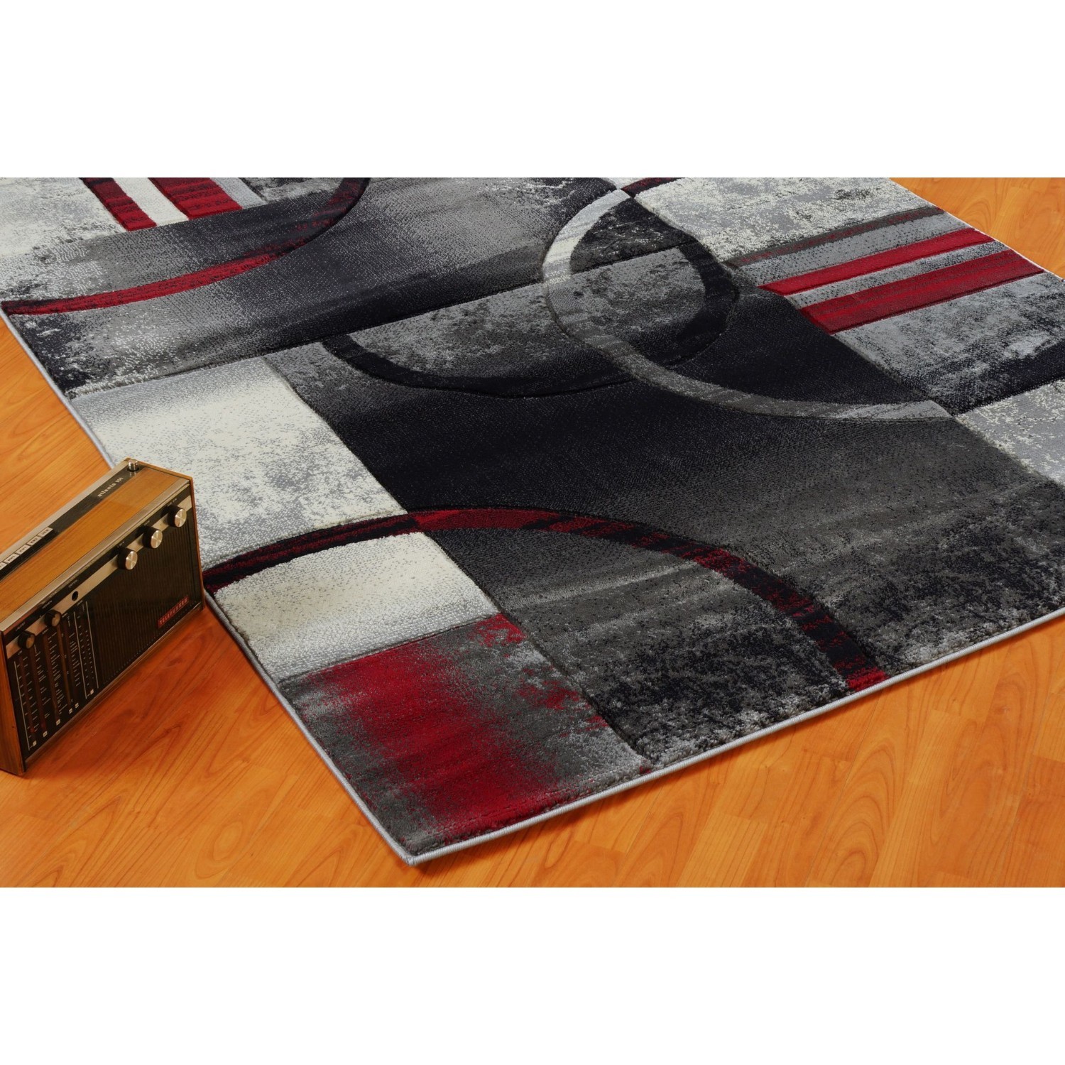 LA Dole Adonis 2'7" x 9'10" Runner Area Rug - Grey