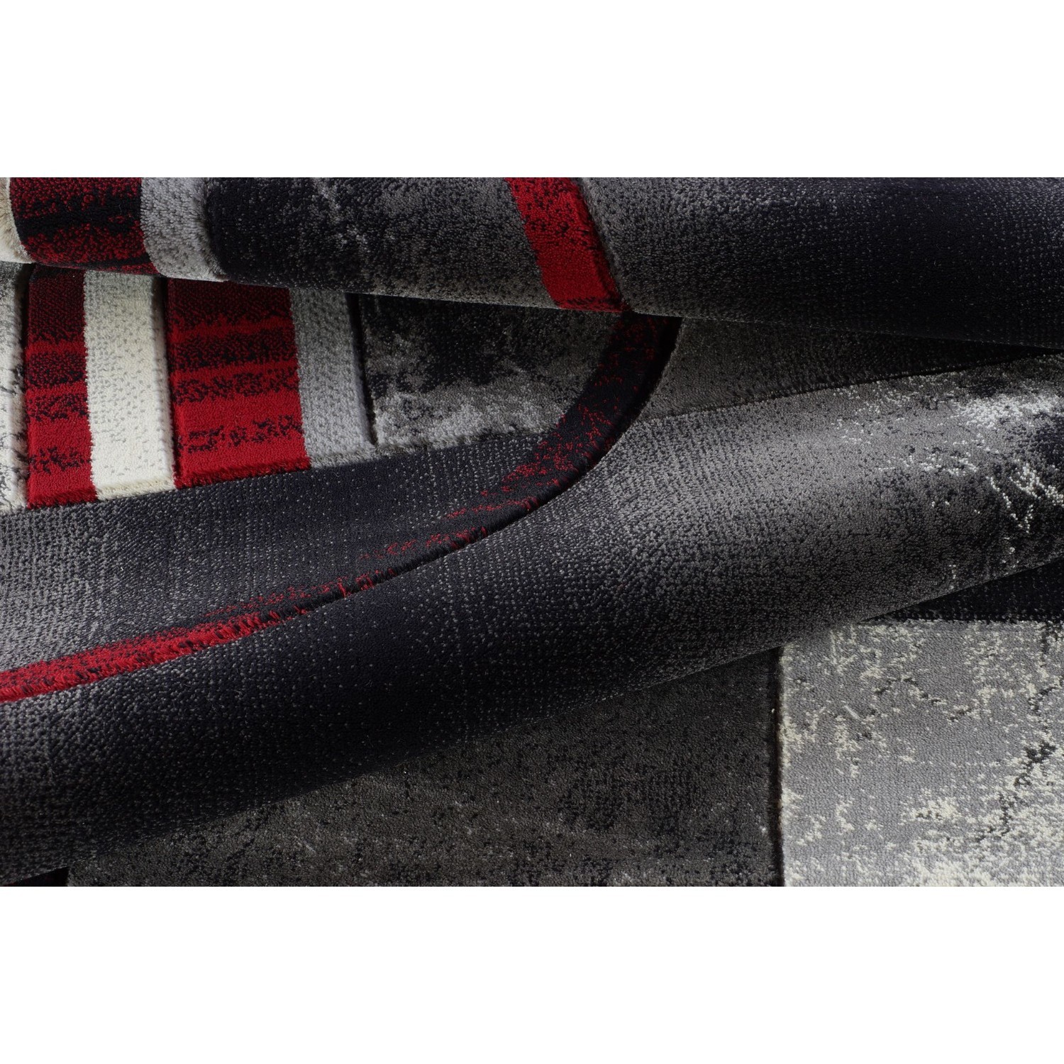 LA Dole Adonis 2'7" x 9'10" Runner Area Rug - Grey