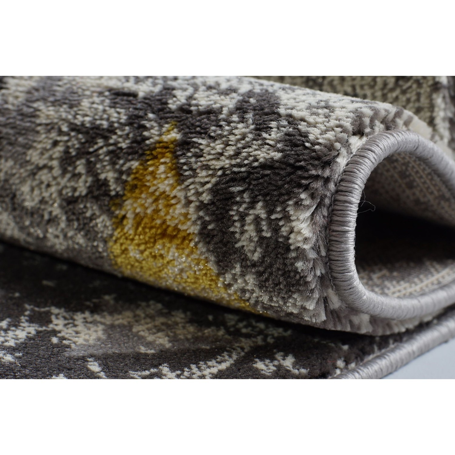 Tapis de corridor DE 2 pi 7 po x 9 pi 10 po Diamond DE LA Dole - Gris