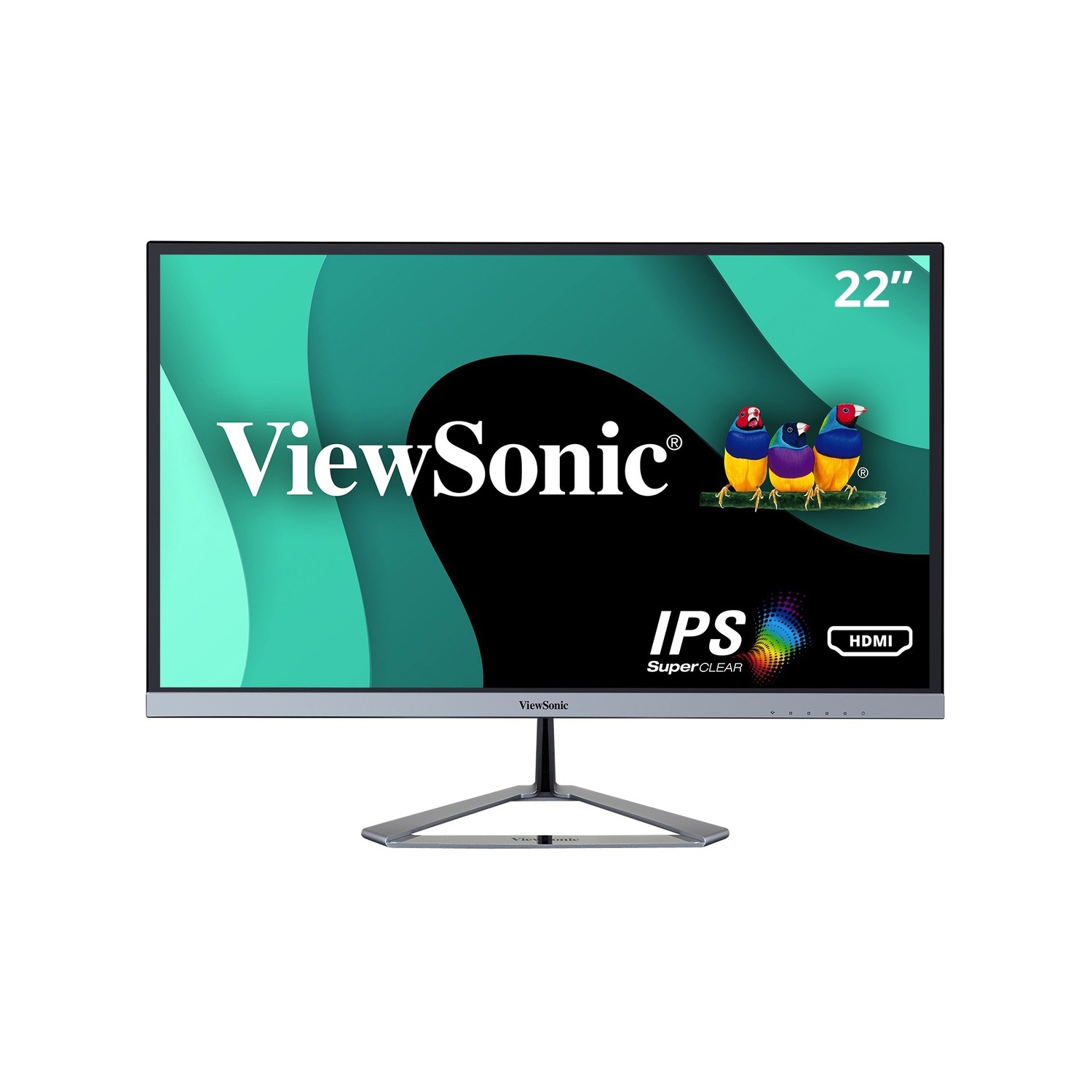 ViewSonic VX2276-SMHD 22" 1080p Frameless Widescreen IPS Monitor with HDMI and DisplayPort