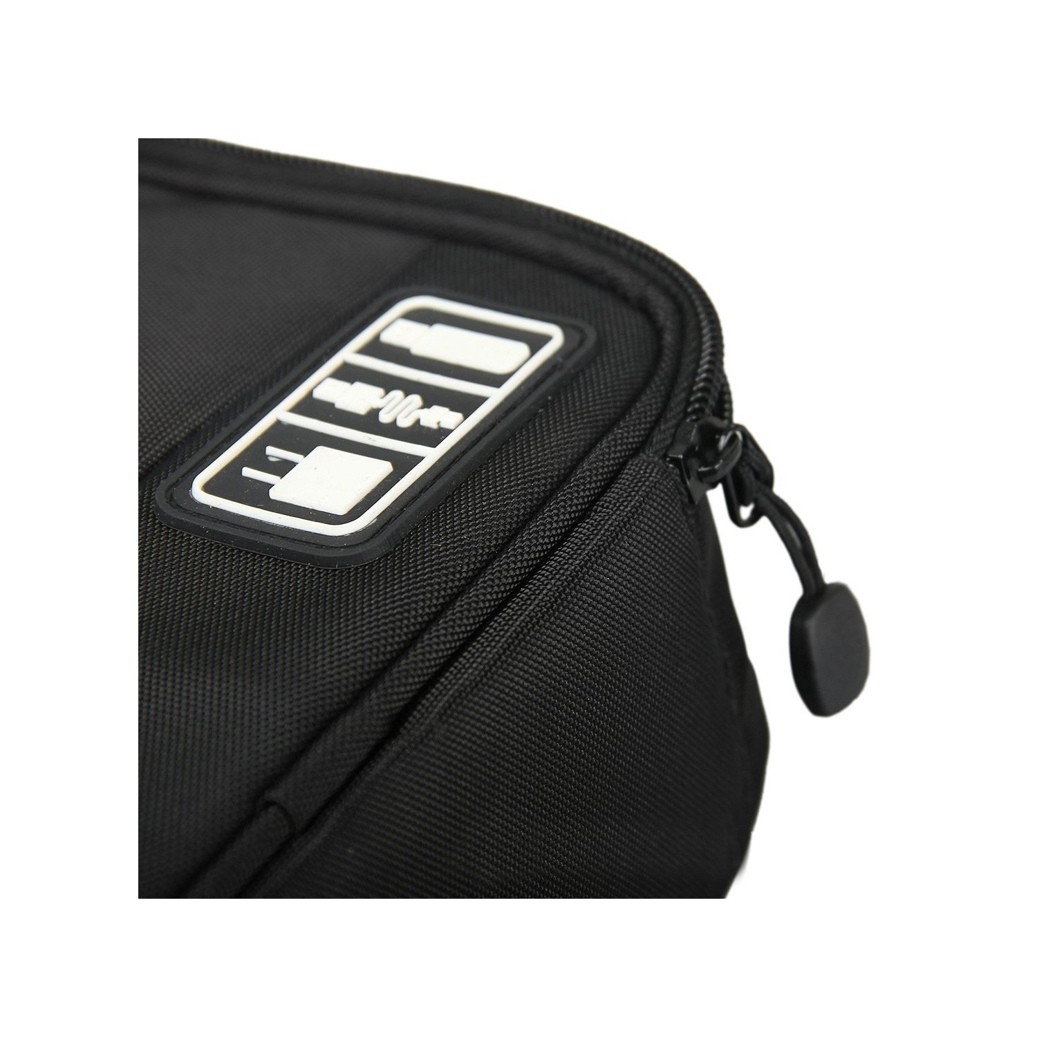 Navor Universal Travel Electronics accessories Storage Organizer Case Bag-Black