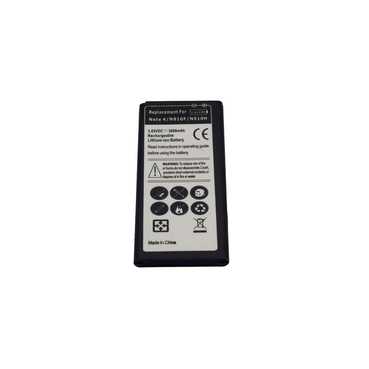 Batterie de rechange 3200 mAh pour le Samsung Galaxy Note 4