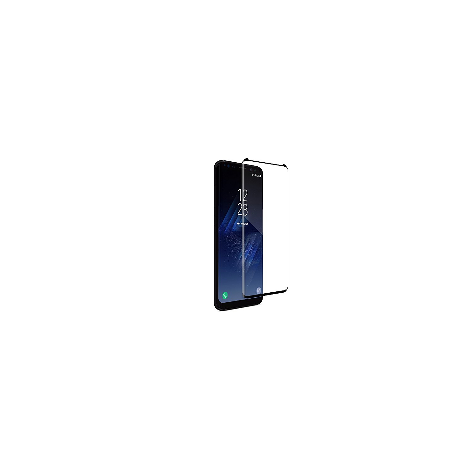 Samsung Galaxy S8 Naztech Premium HD Tempered Glass Screen Protector
