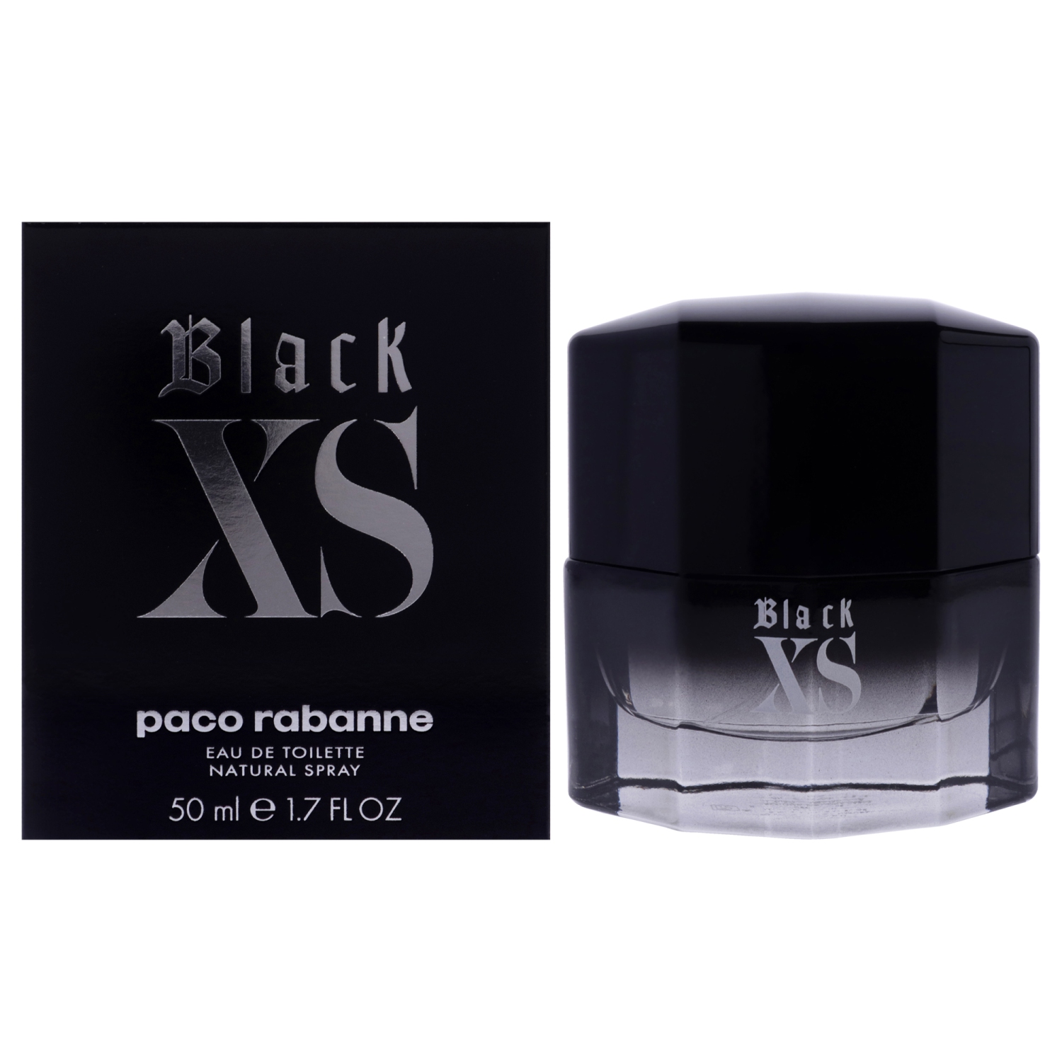 Black XS by Paco Rabanne Eau De Toilette Spray 1.7 oz