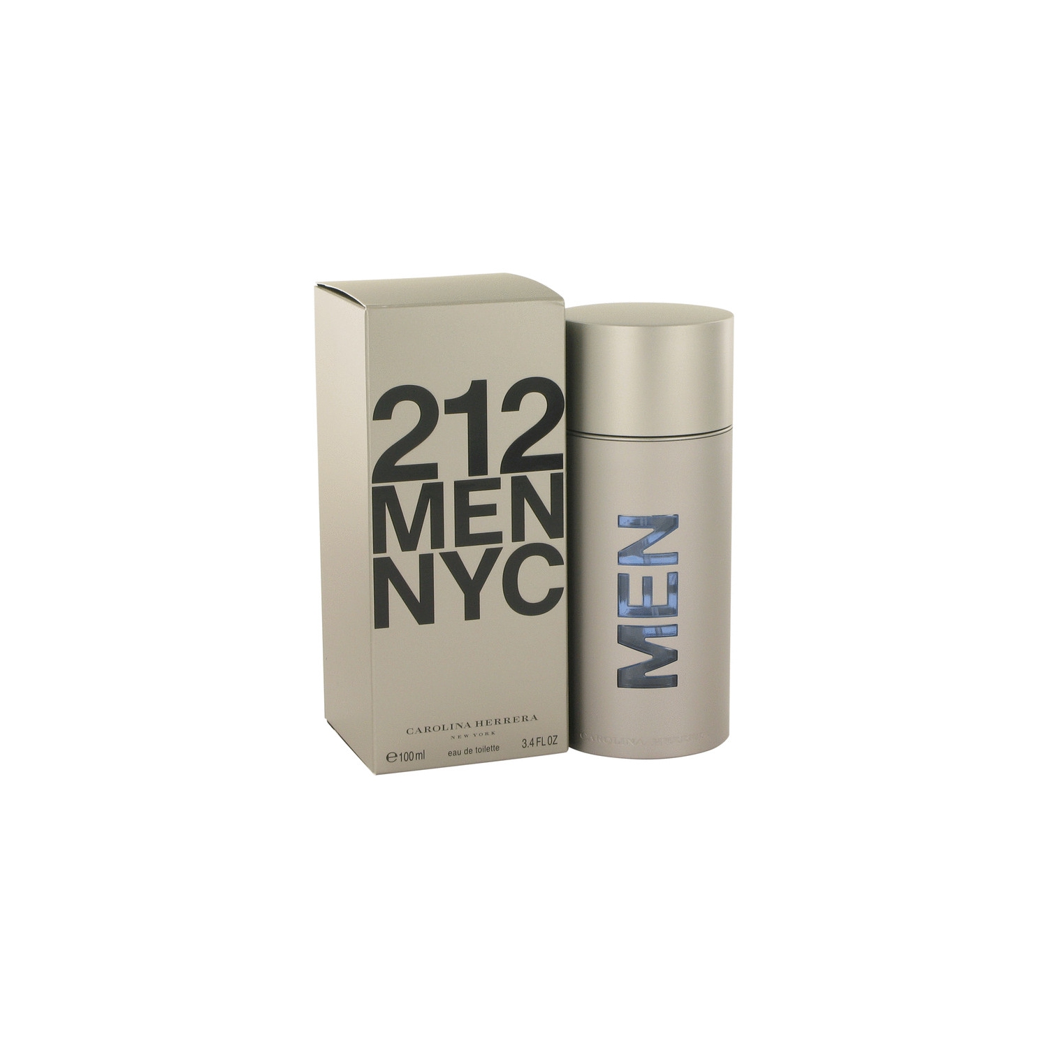 212 Men NYC by Carolina Herrera for Men EDT Cologne Spray 3.4 oz. New in Box
