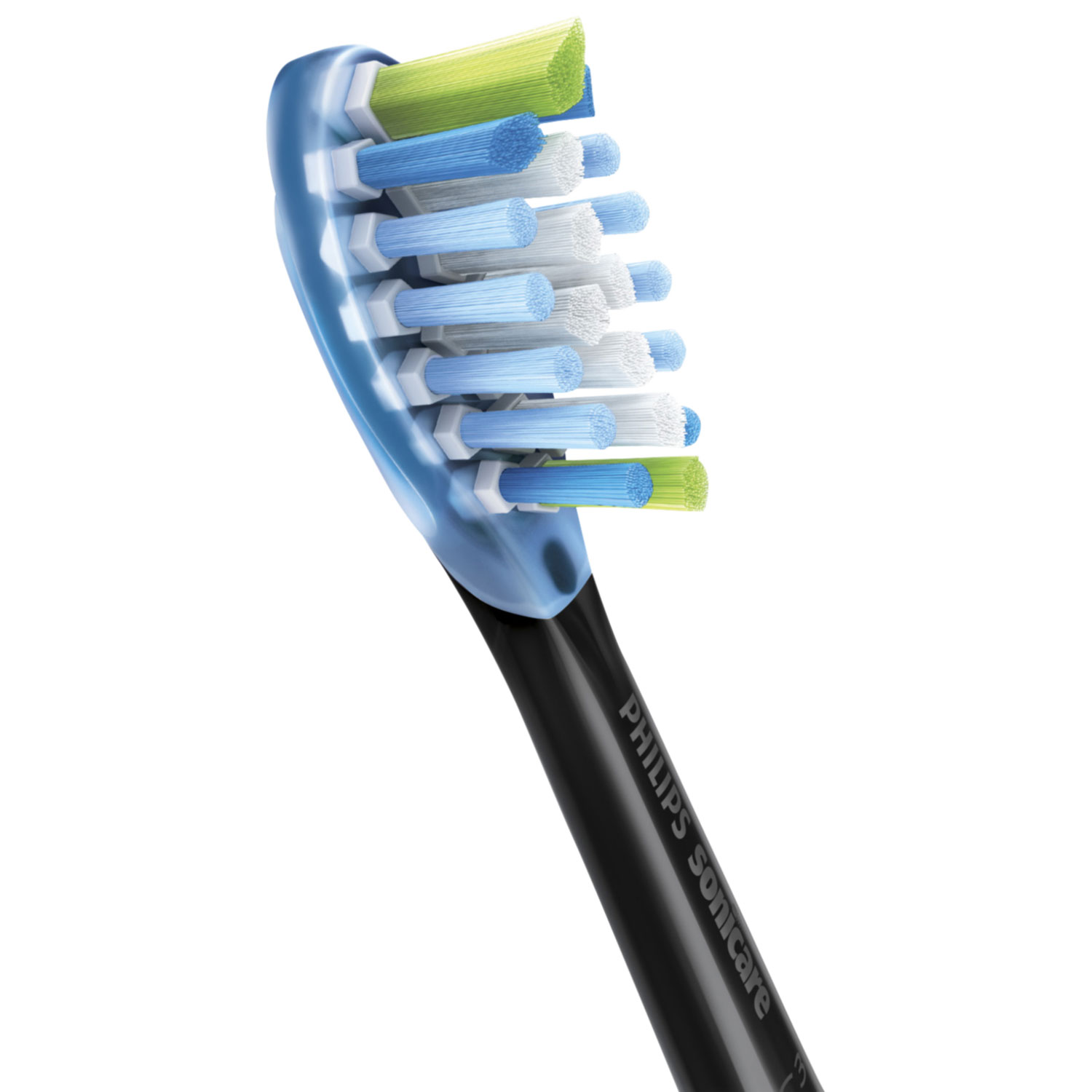 Tête de brossage pour Sonicare Premium Plaque Control de Philips - Ensemble de 2 - Noir
