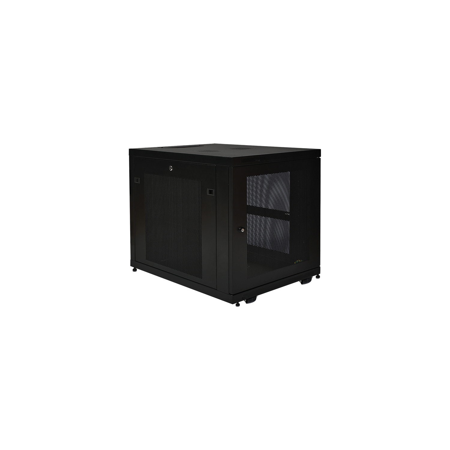 Tripp Lite 12U Rack Enclosure Server Cabinet Doors & Sides 300lb Capacity
