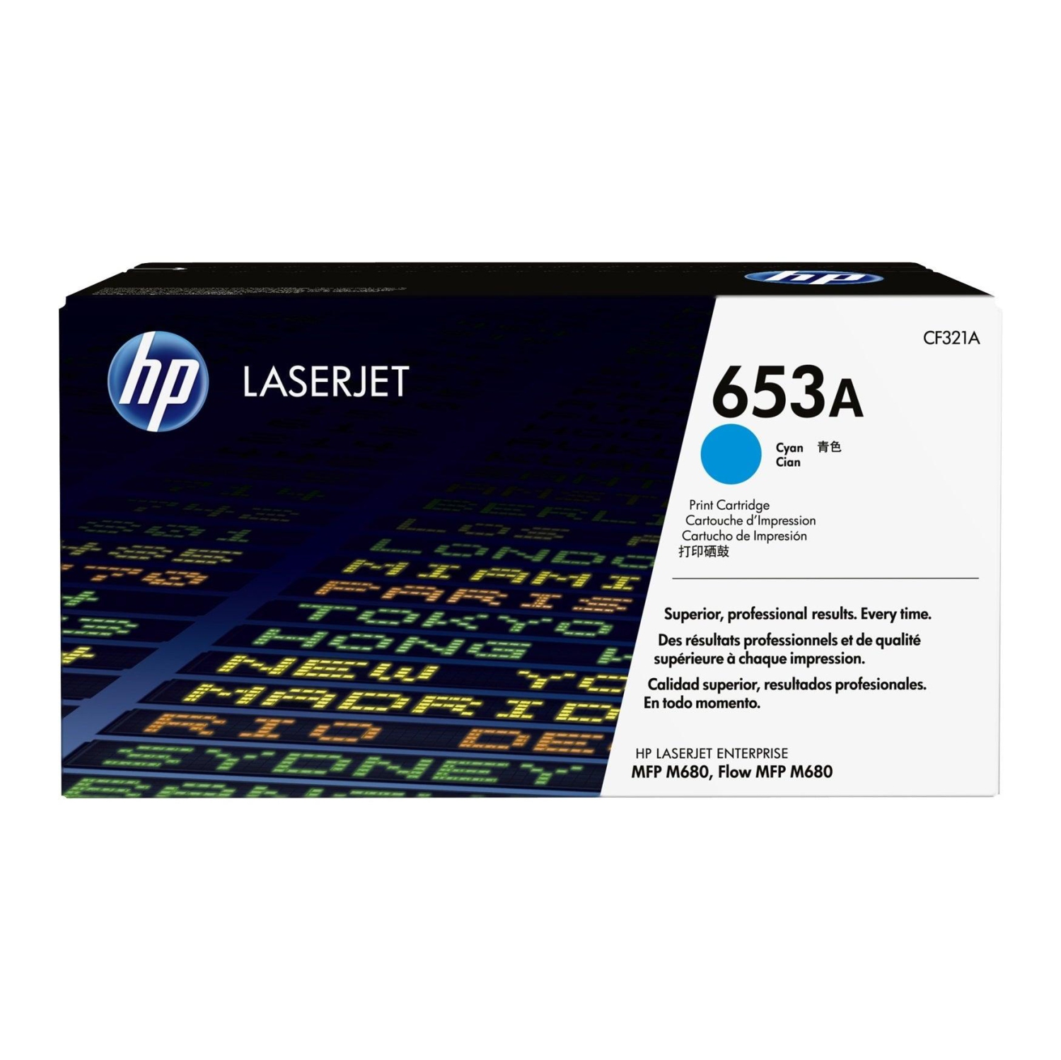 Hp 653a Cyan Original Laserjet Toner Cartridge