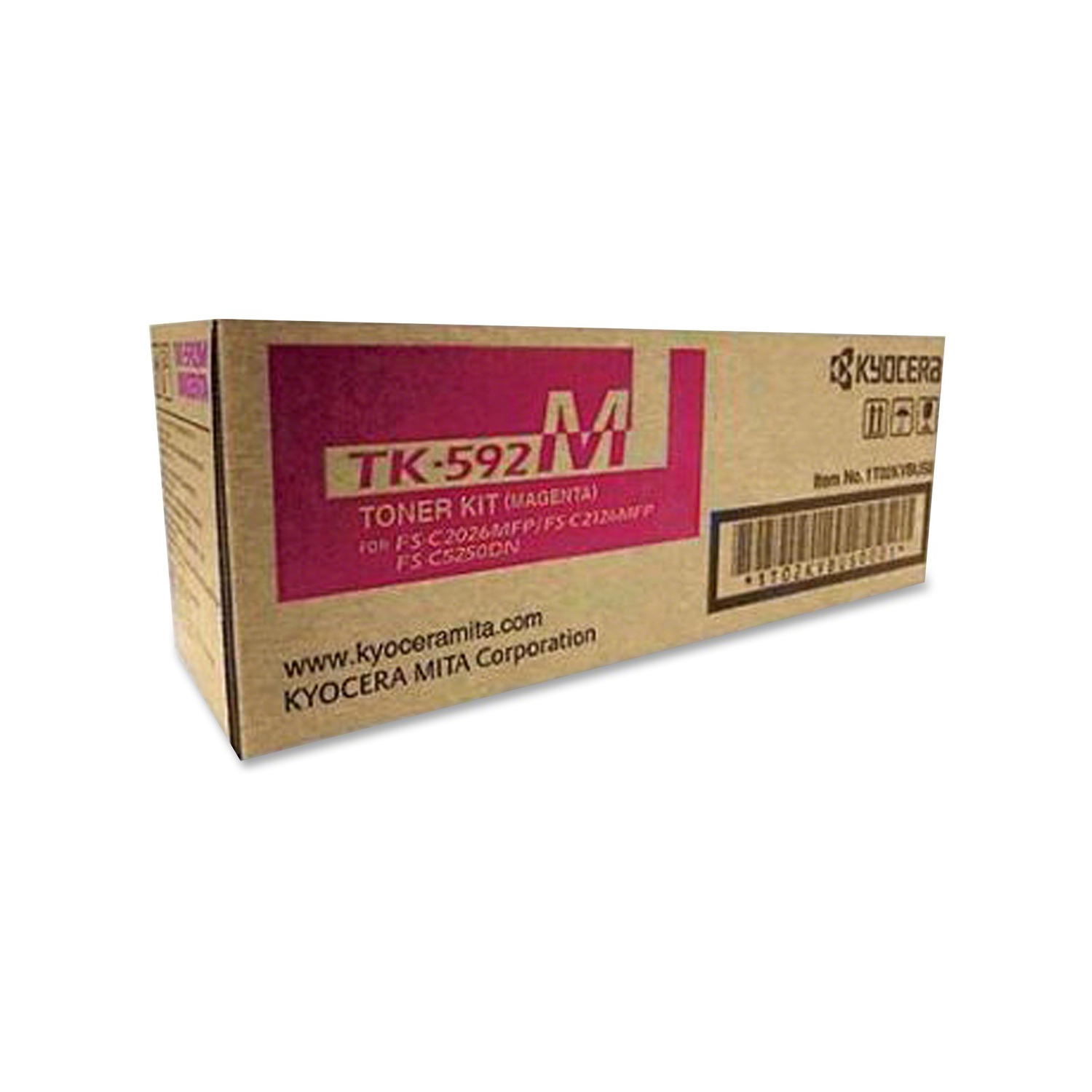 Kyocera Tk-592m Toner Cartridge - Magenta - Laser - 5000