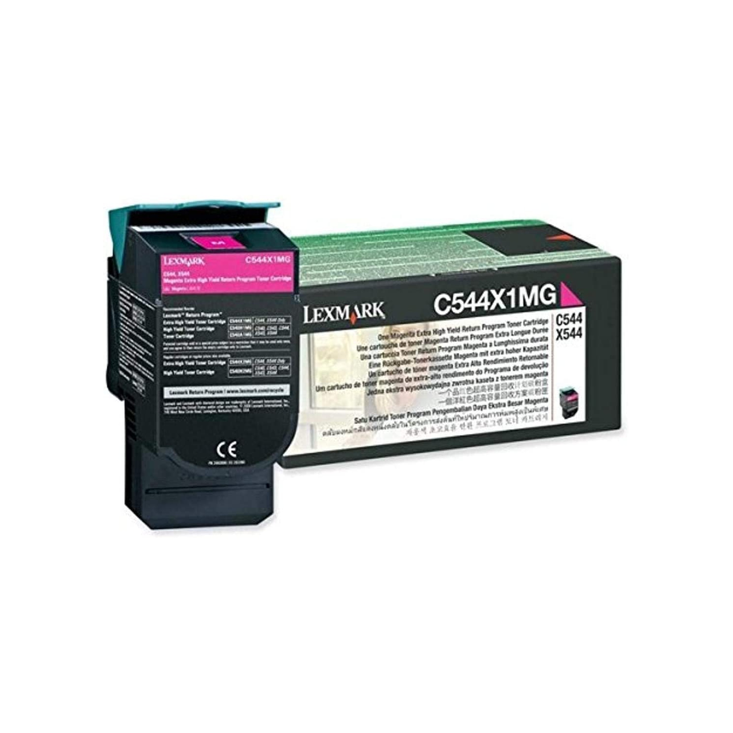 Lexmark Lexmark C544-x544 Extra High Yield Return Program Magenta Toner Cartridge
