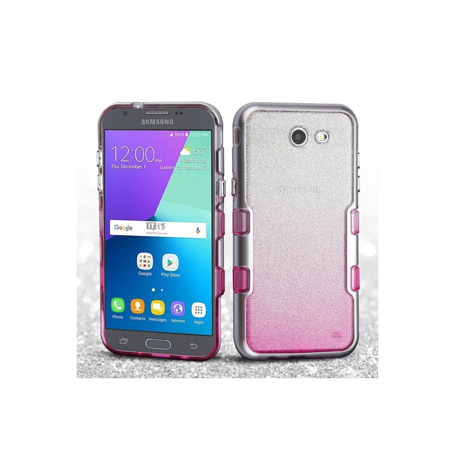 Insten Tuff Hard Case For Samsung Galaxy Amp Prime 2 Express Prime 2 Insten Tuff Hard Case For Samsung Galaxy Amp Prime 2 Express Prime 2 J3 2017 J3 Emerge Silver Other Samsung Cases Best Buy Canada