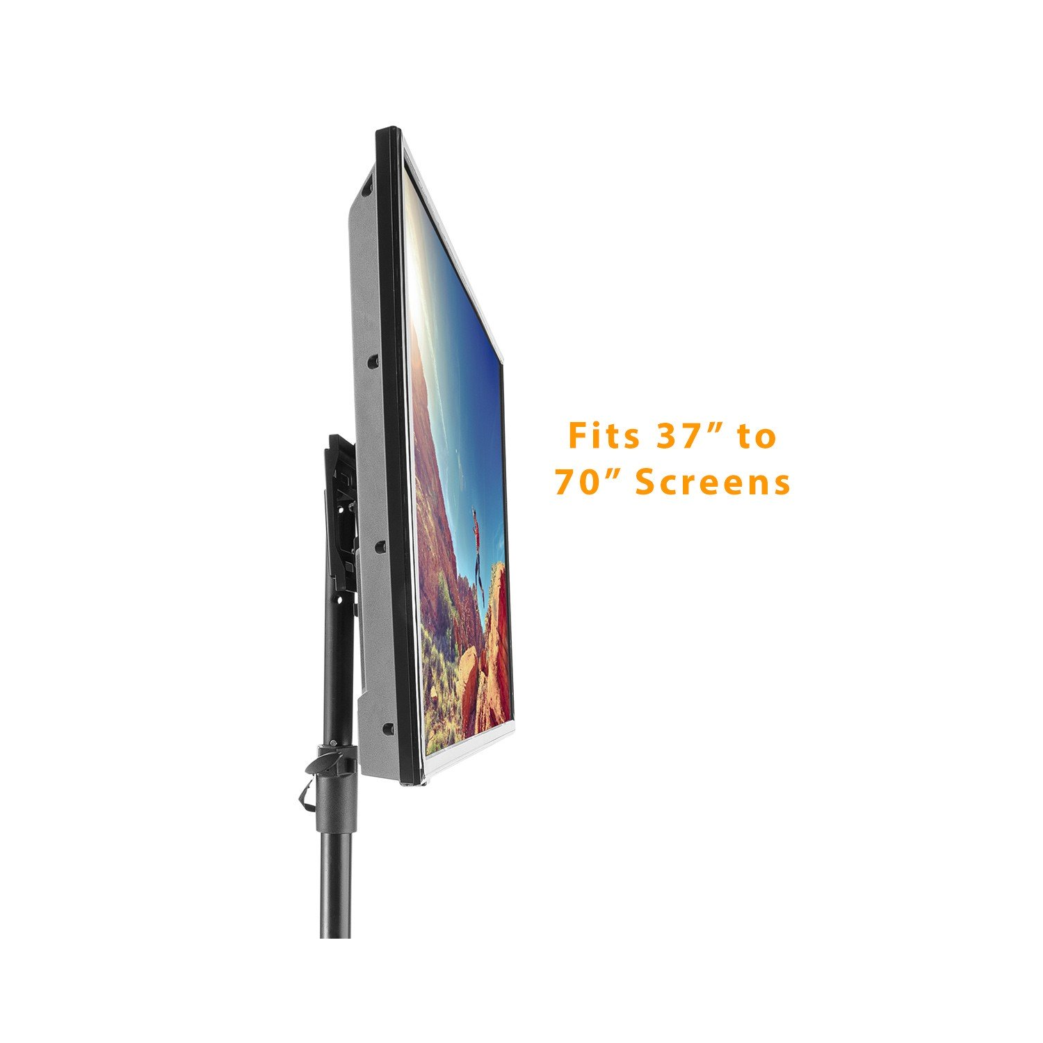 Support mobile inclinable AVT-3770T de Boost Industries avec trépied portatif pour écrans de 37 à 70 po