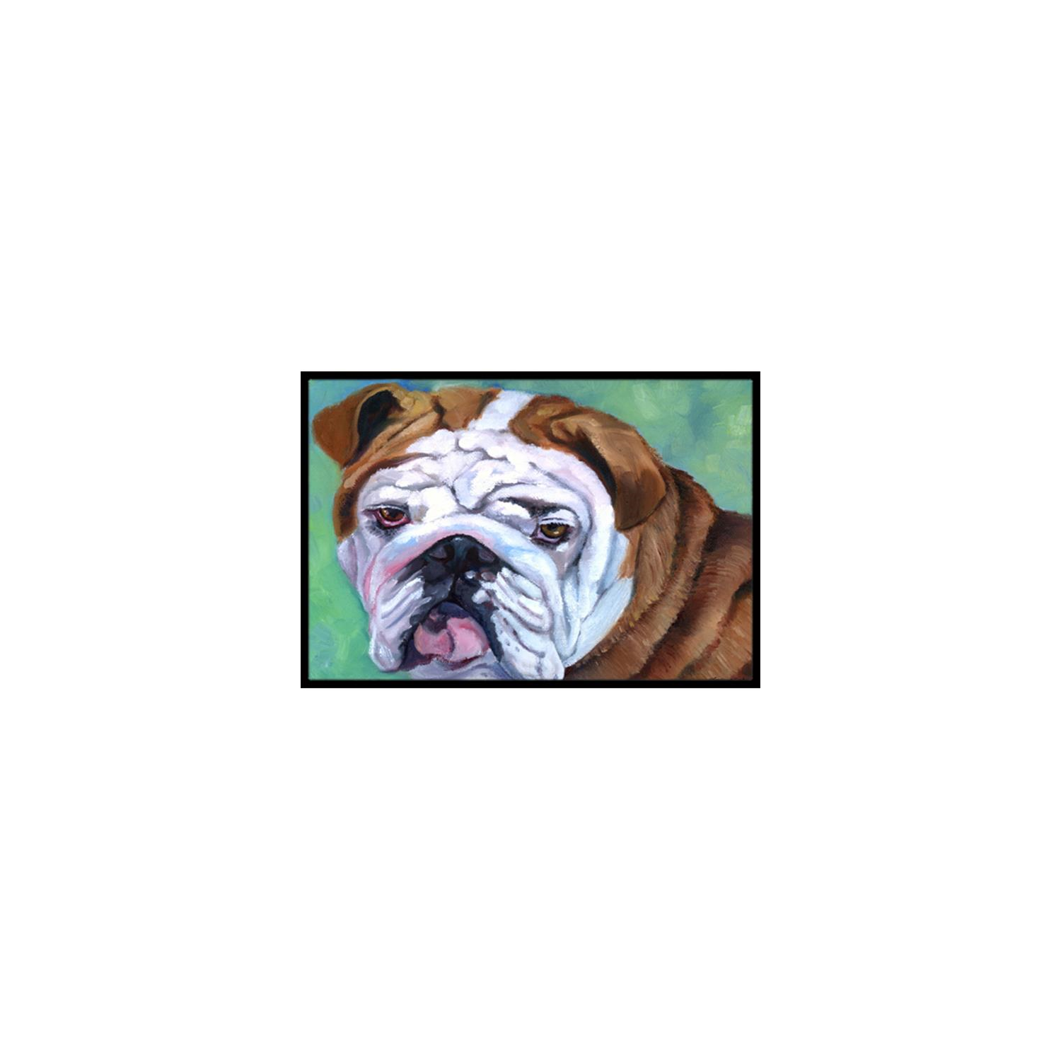 Carolines Treasures 7349MAT Admiral The English Bulldog Indoor & Outdoor Mat 18 x 27 in.