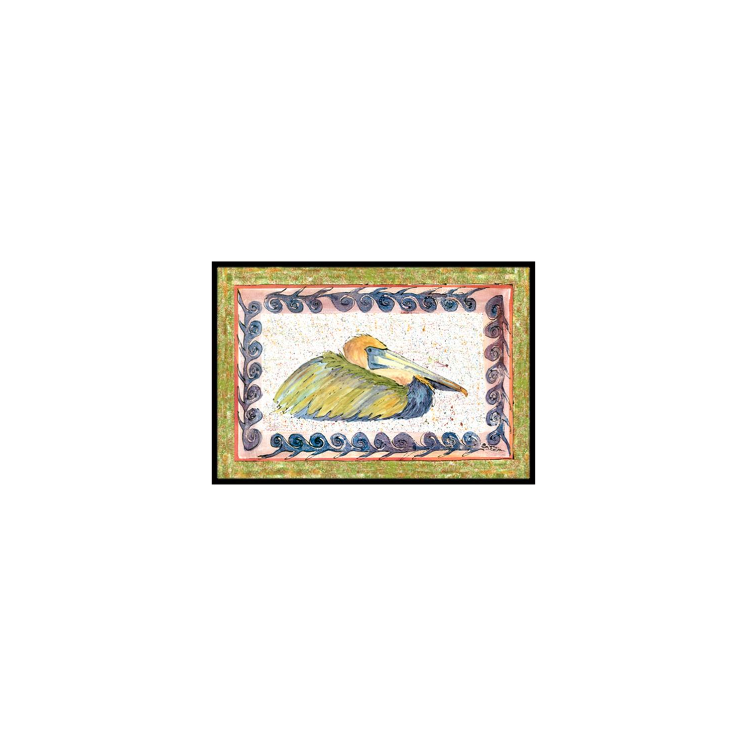 Carolines Treasures 8053JMAT 24 x 36 in. Bird - Pelican Indoor Or Outdoor Doormat