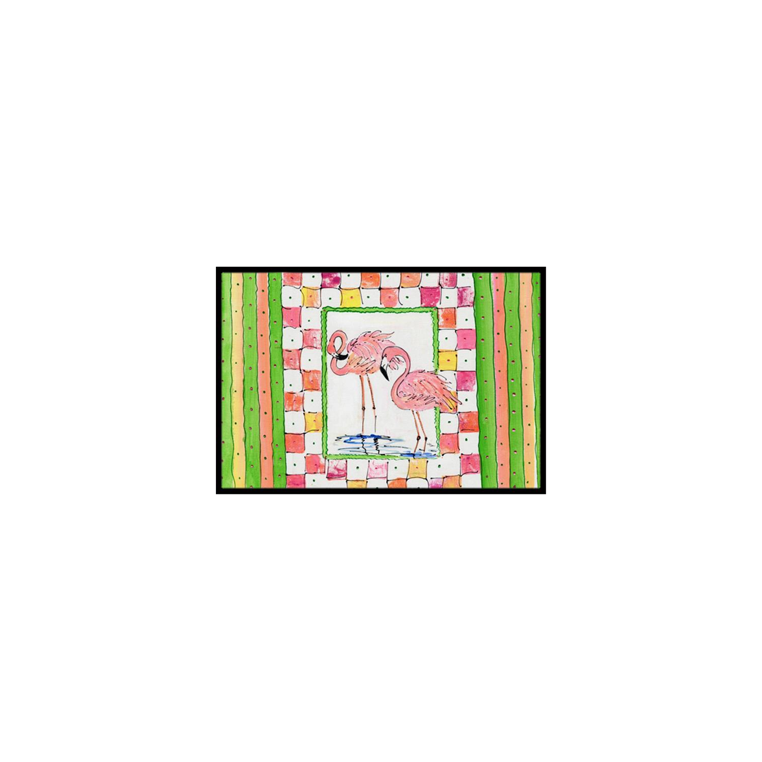 Carolines Treasures 8077JMAT 24 x 36 in. Bird - Flamingo Indoor Or Outdoor Doormat