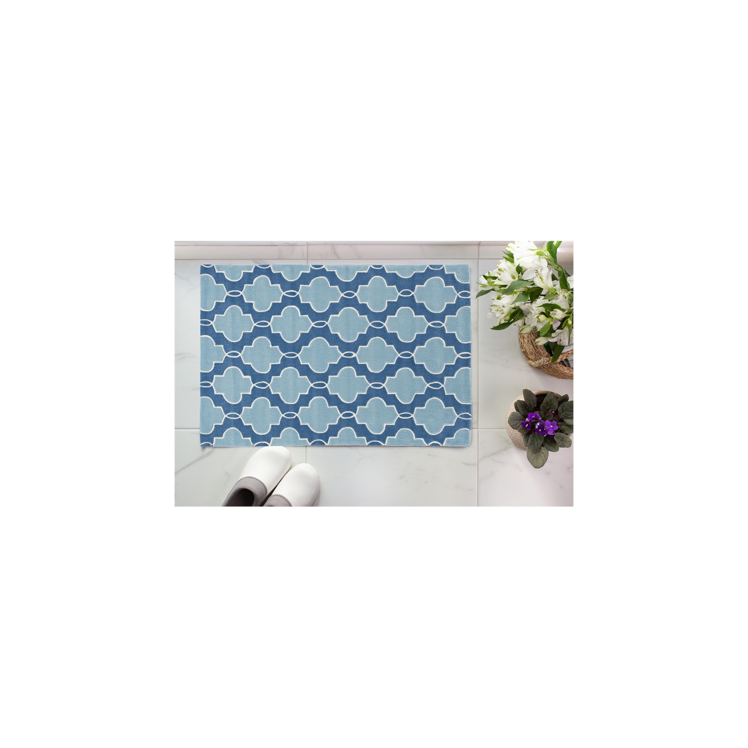 Linon RUG-CN0423 1 ft. 10 in. x 2 ft. 10 in. Copenhagen Tufted Area Rug - Beeswax