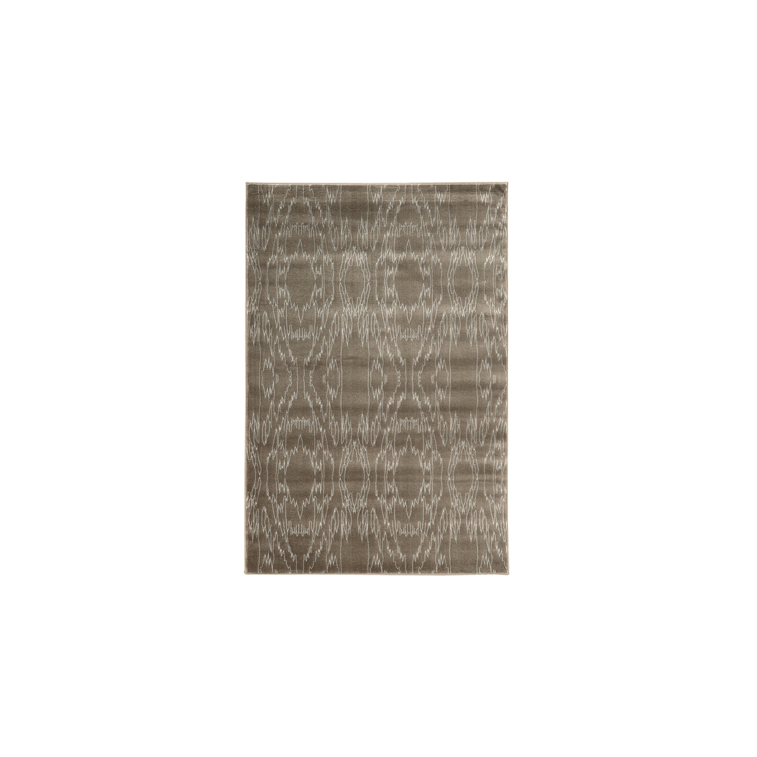 Linon RUGPA0458 5 ft. 3 in. x 7 ft. 6 in. Prisma Electric Indoor Area Rug - Dark Brown