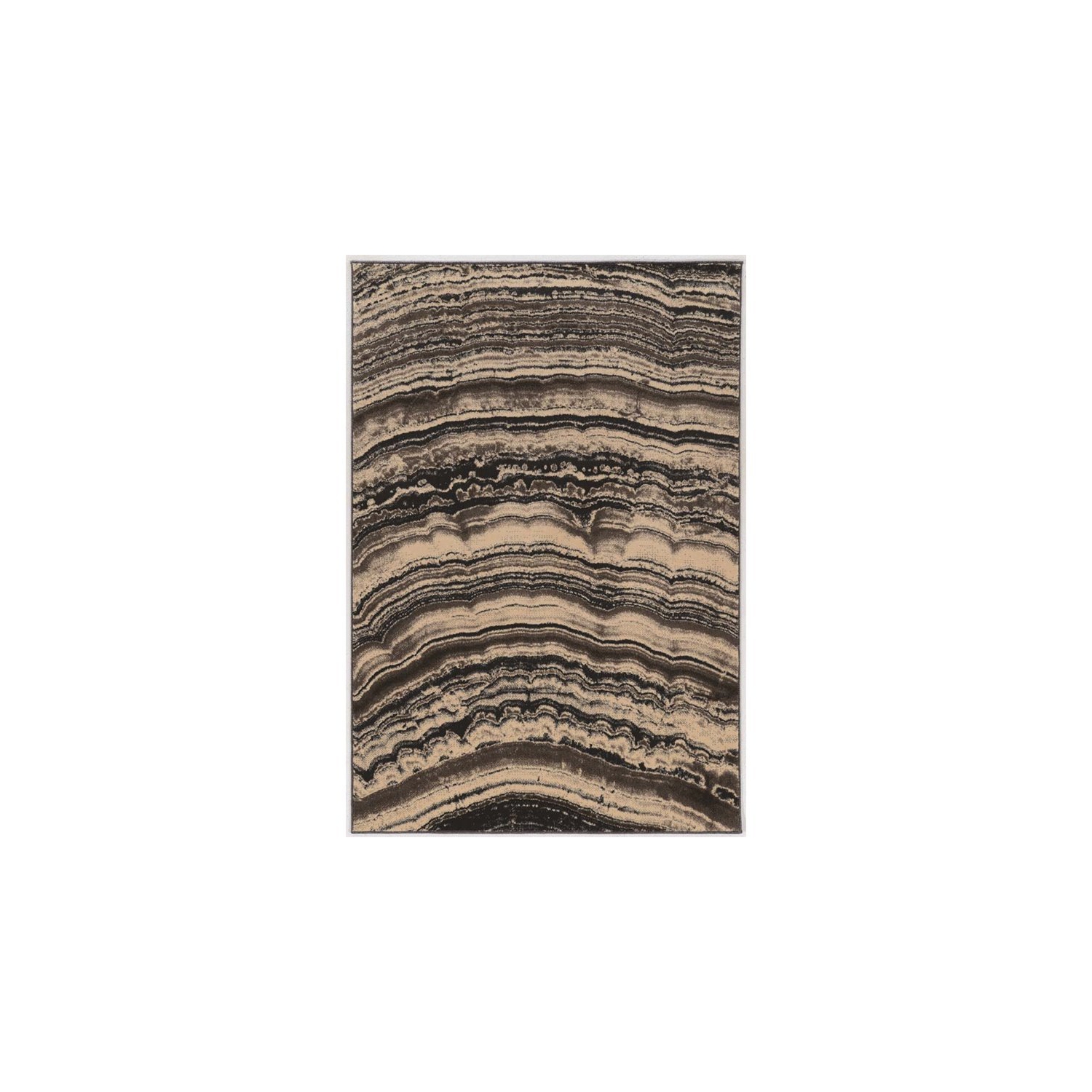 Linon RUGMR1858 5 ft. x 7 ft. 6 in. Masters MR18 Xylem Power Loomed Area Rug - Blue