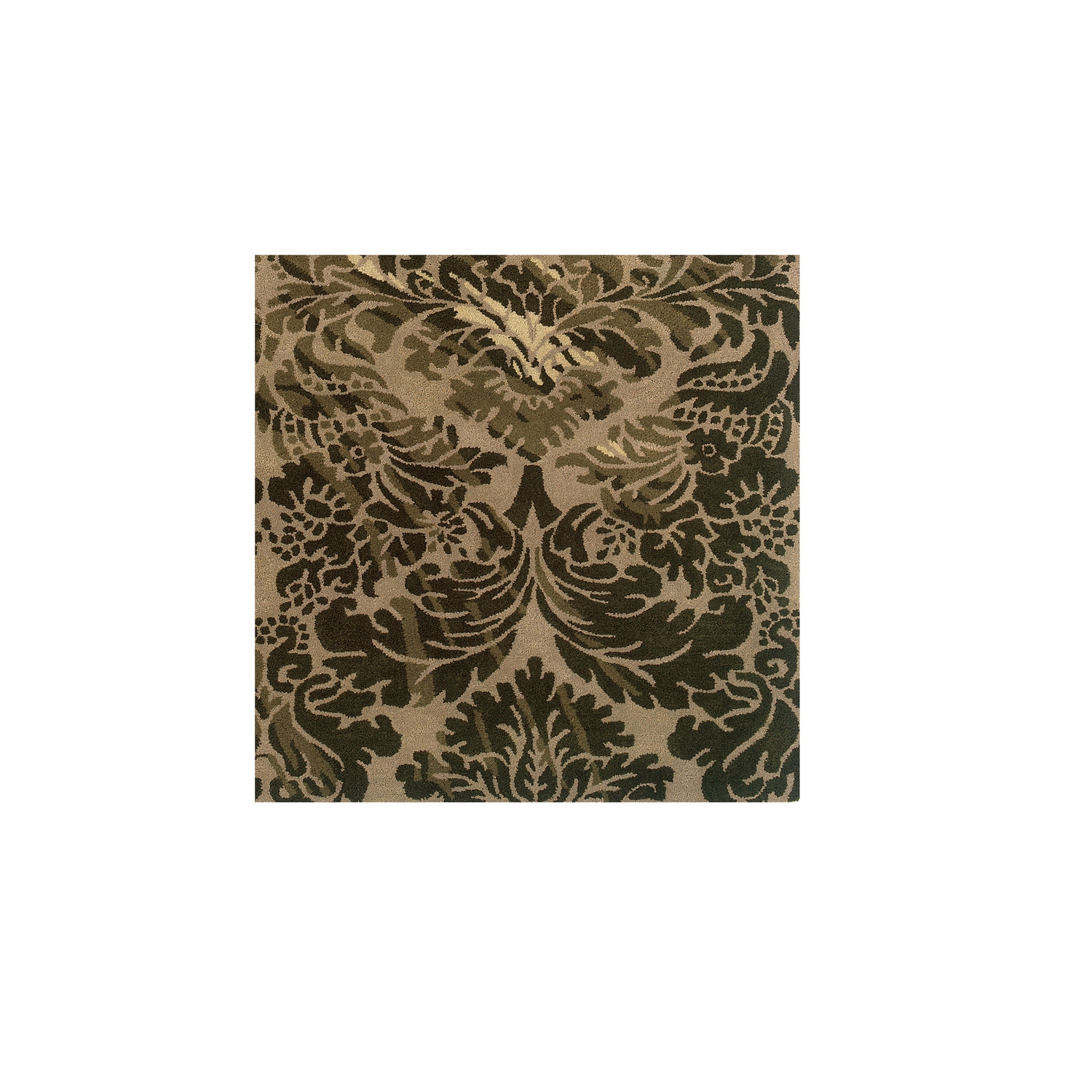 Linon RUG-FL0357 5 x 7 ft. Florence Tufted Indoor Area Rug - Taupe & Olive