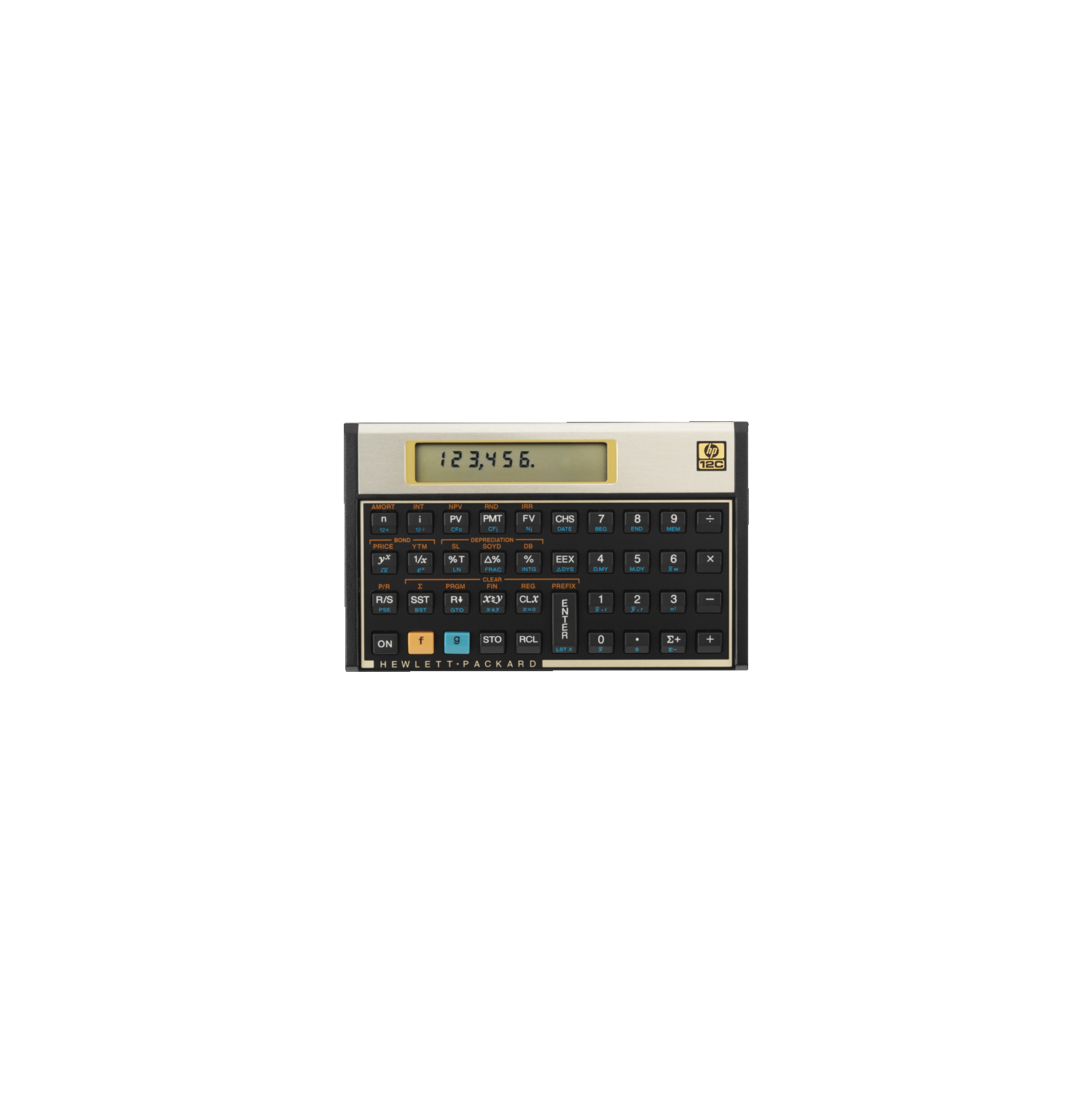 HP 12C Financial Programmable Calculator (12C#ABA)