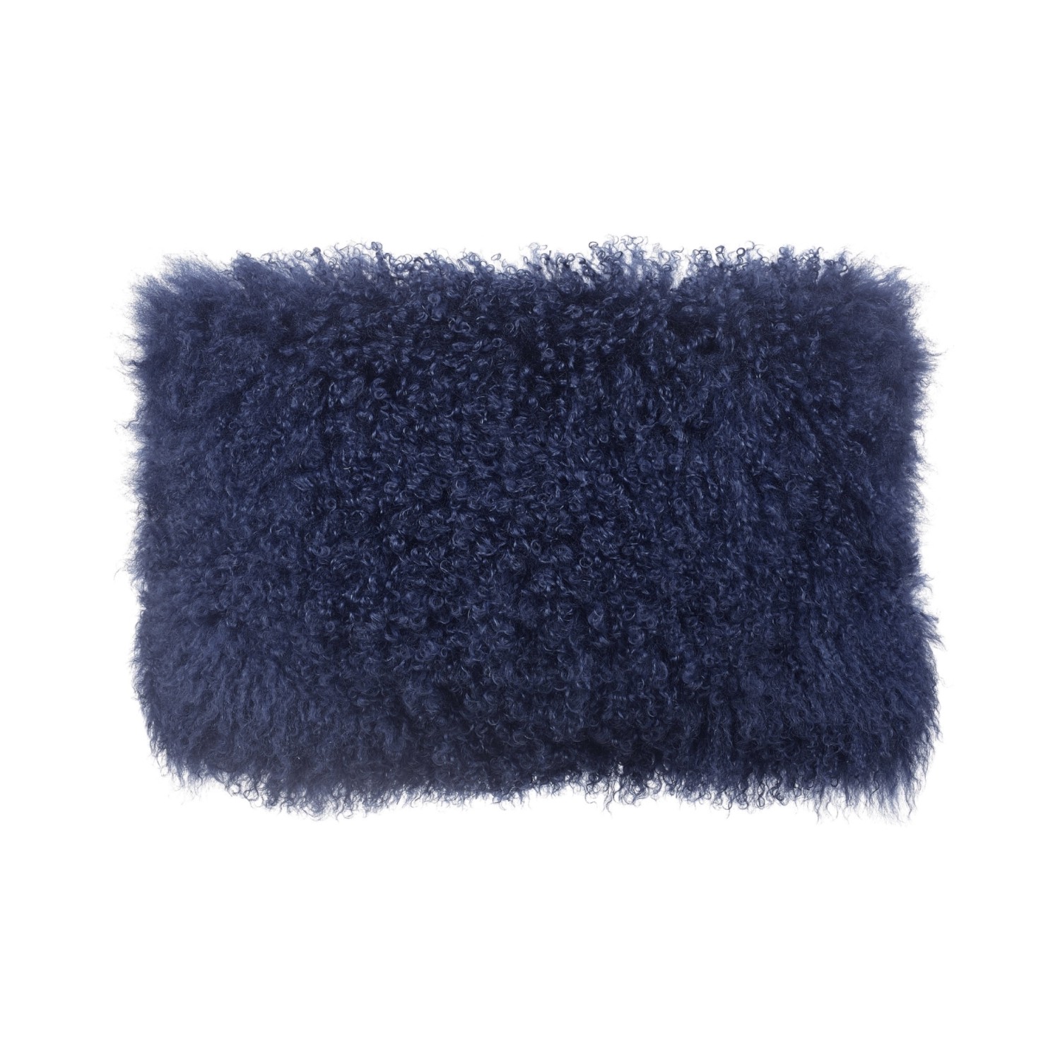 TOV Furniture TOV-C5703 Tibetan Sheep Long Pillow Blue