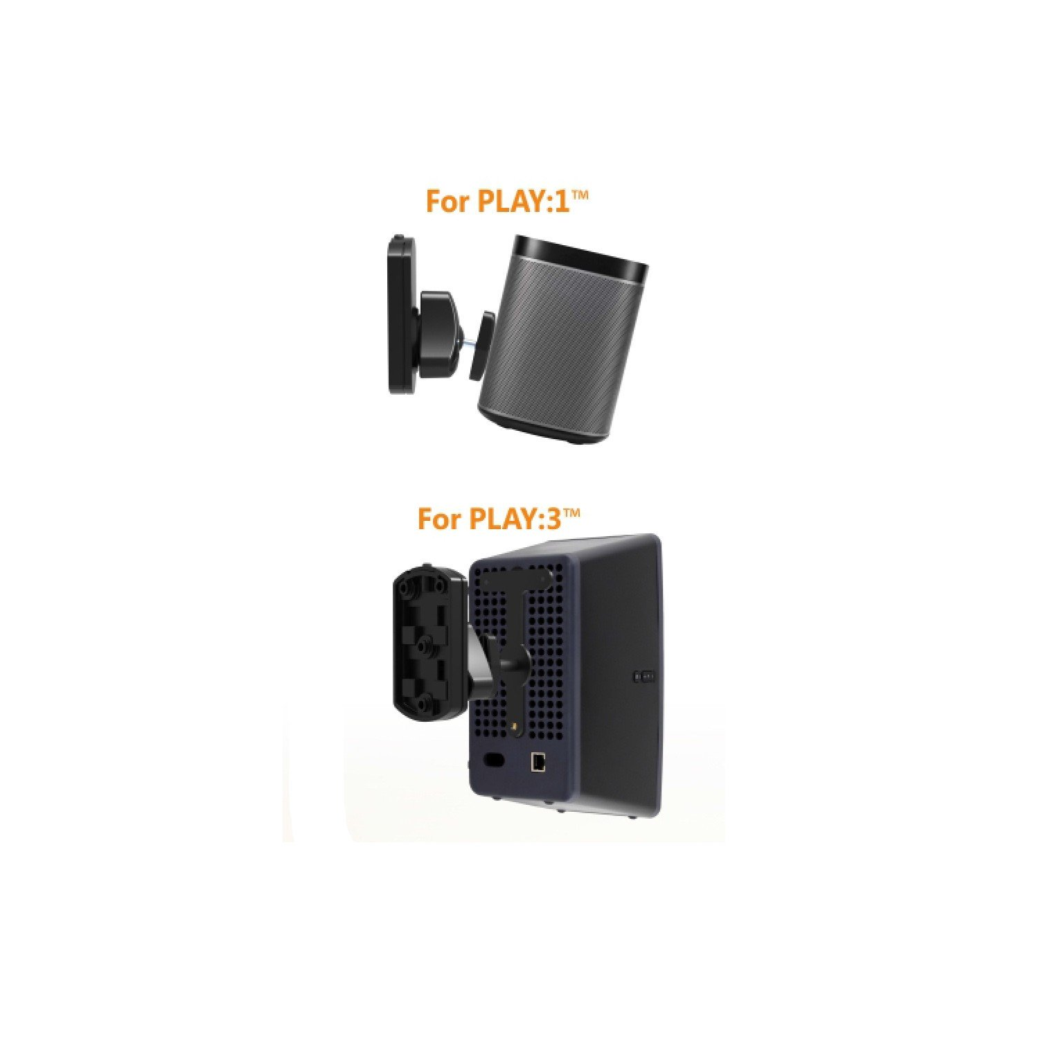 Boost Industries SSB-30 Speaker Wall Bracket/Mount For SONOS Play:1 Or Play:3