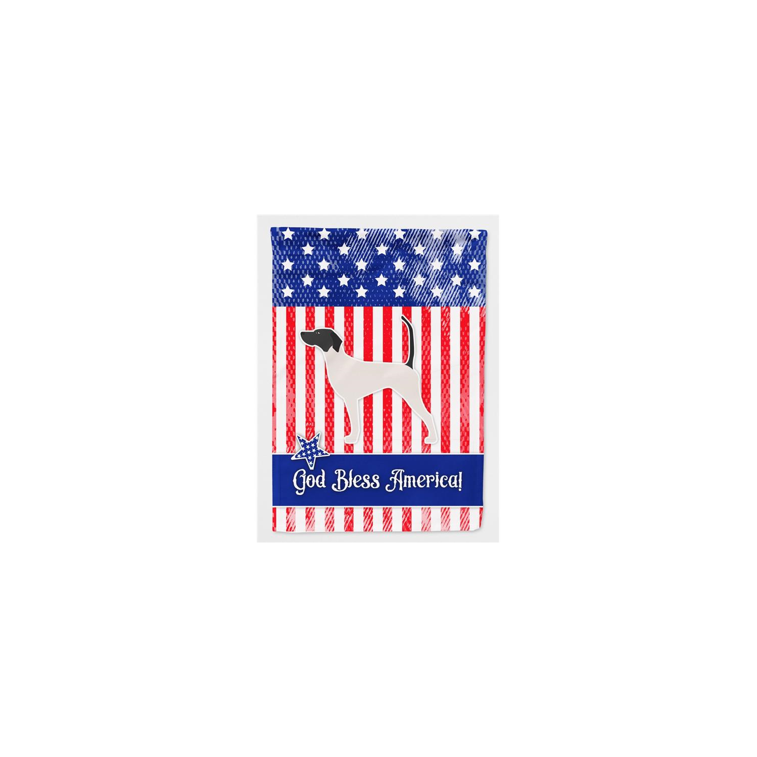 Carolines Treasures BB3295CHF USA Patriotic English Pointer Flag Canvas House Size