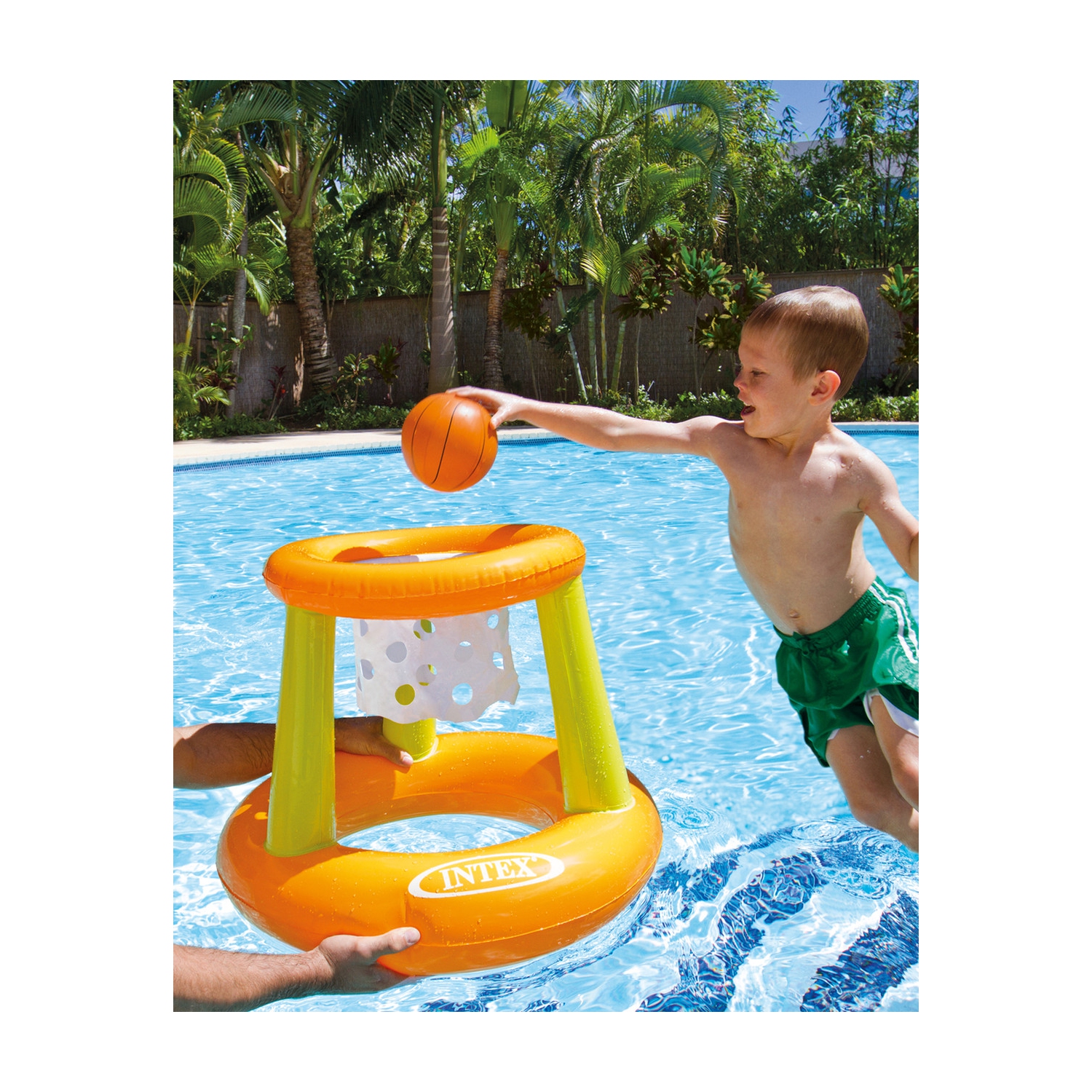 Inflatable Floating Basketball Hoop