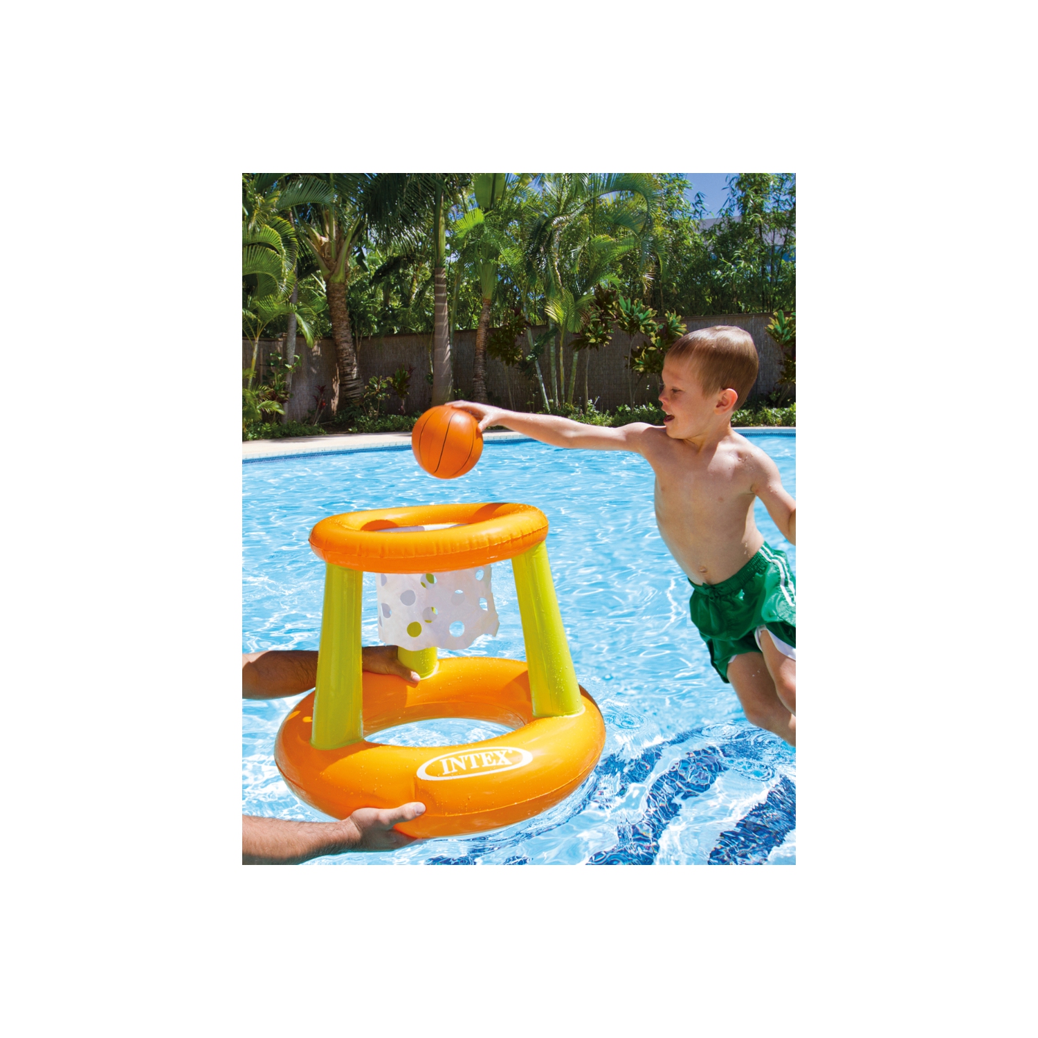 Inflatable Floating Basketball Hoop