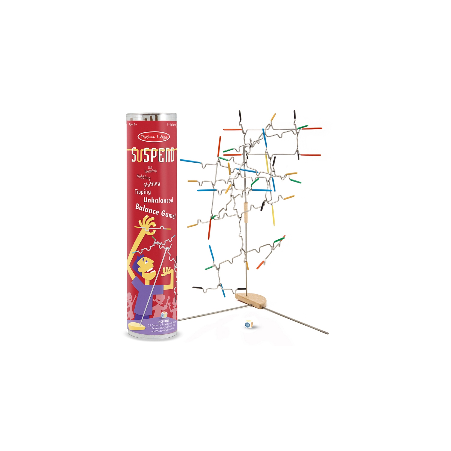 Melissa Doug 4371 Suspend Family Game with Wooden Base