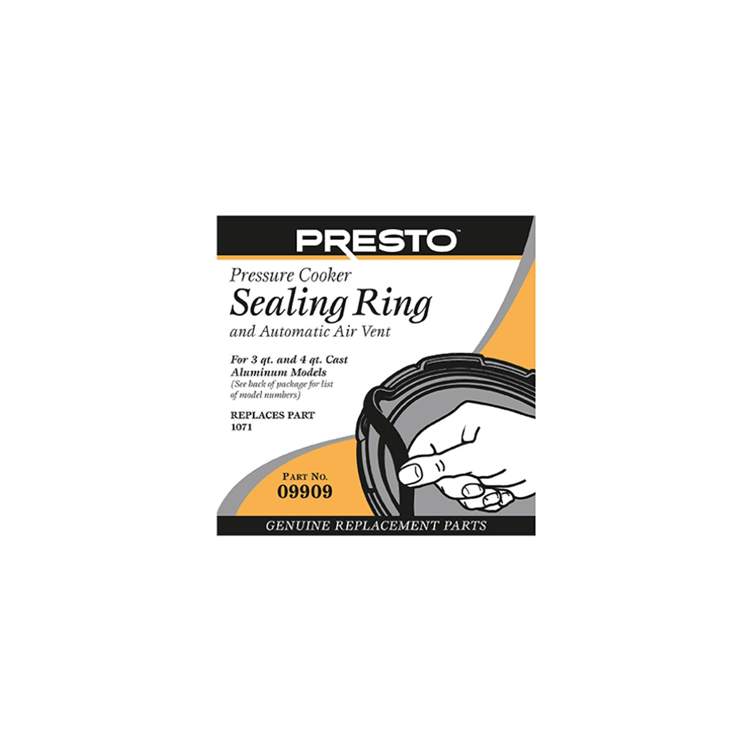 Presto 09909 Pressure Cooker Sealing Ring