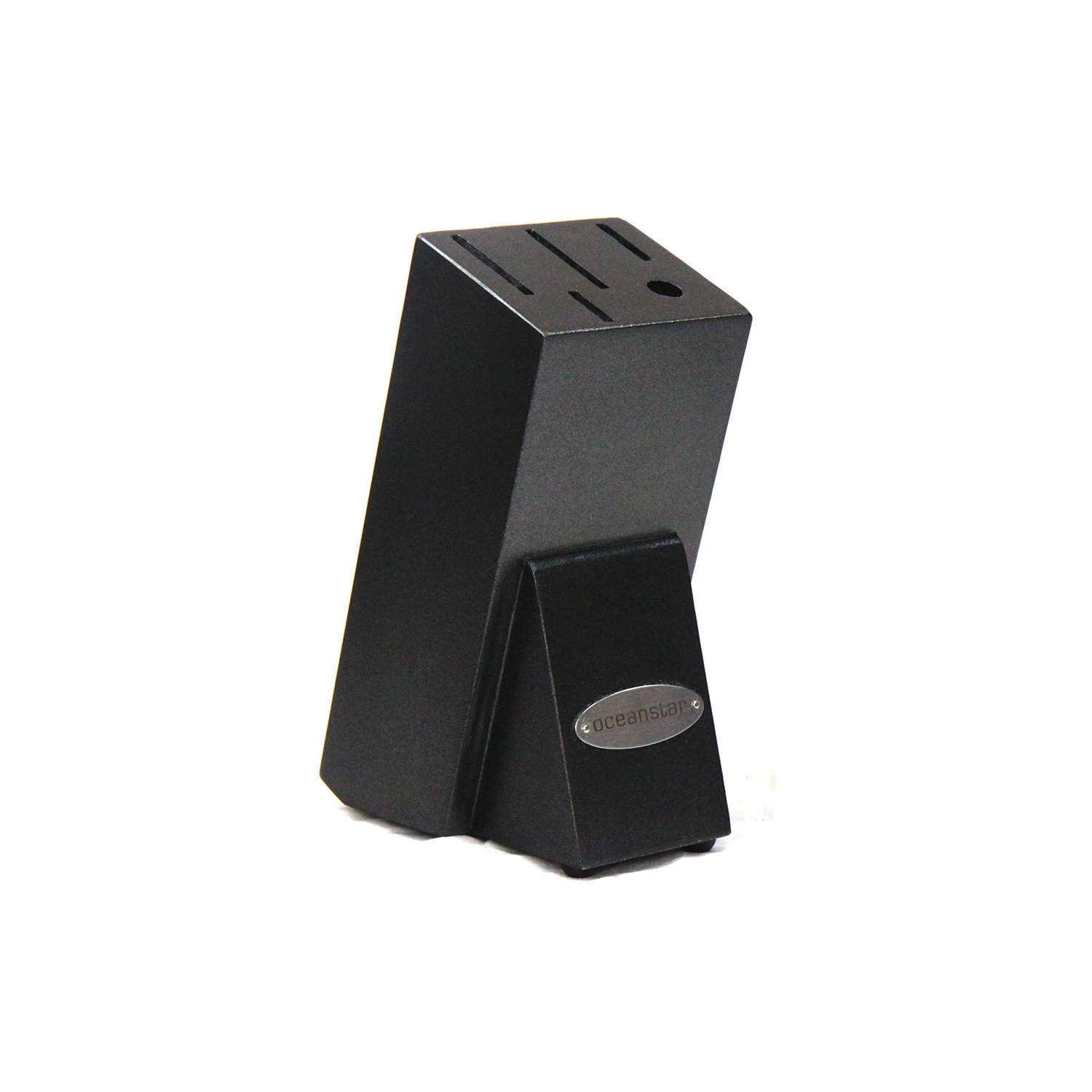 Oceanstar KS1200 Contemporary 6-Piece Knife Set with Block Elegant Black