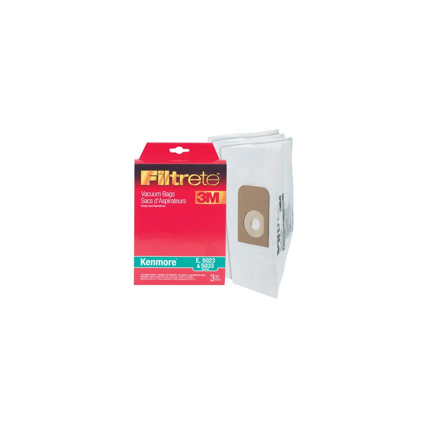 3M Filtrete 68714 Vacuum Bag Fits Kenmore Pack of 3